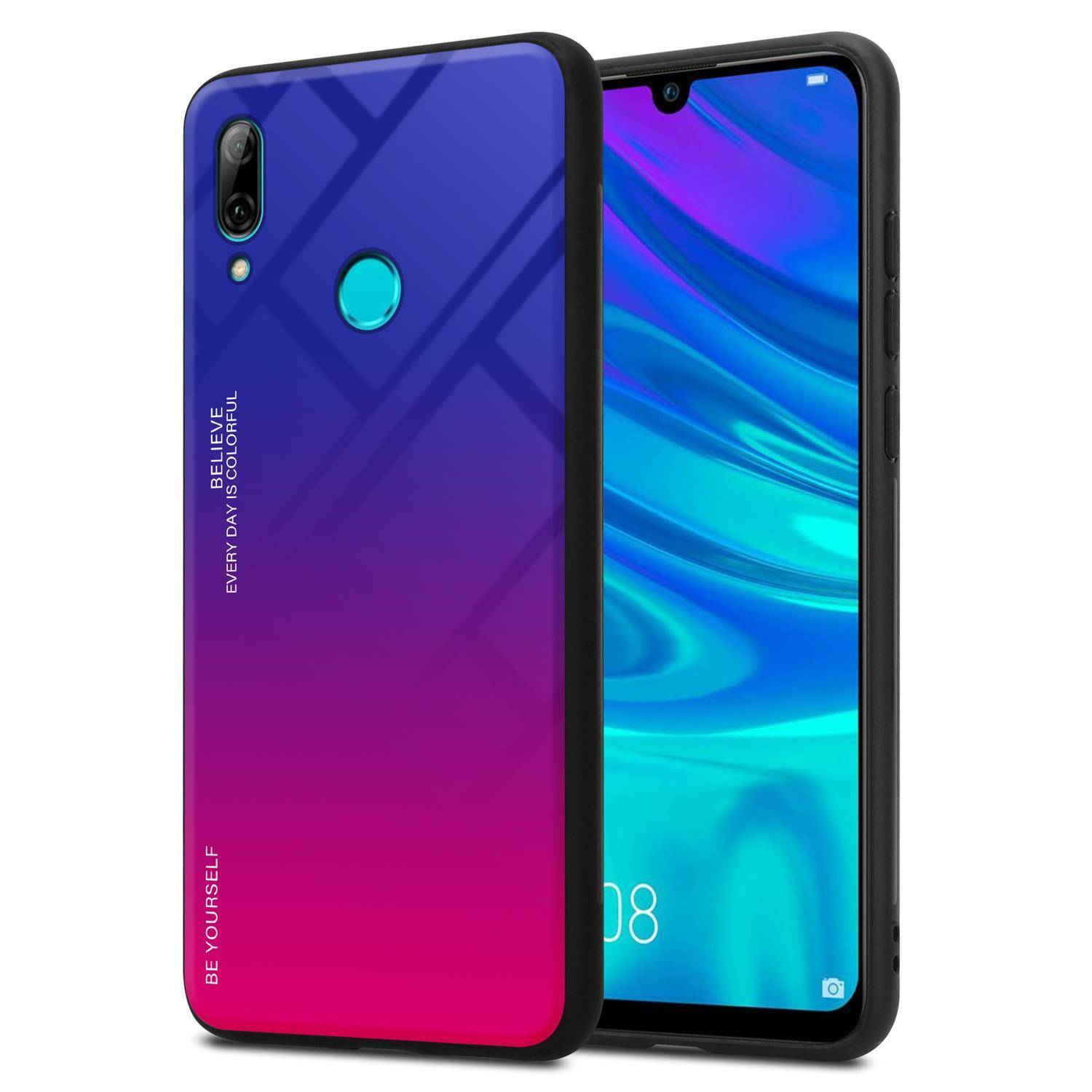 Cadorabo Hülle für Honor 10 LITE / Huawei P SMART 2019 Schutz Hülle in Schwarz Handyhülle TPU Etui Cover Case Tempered