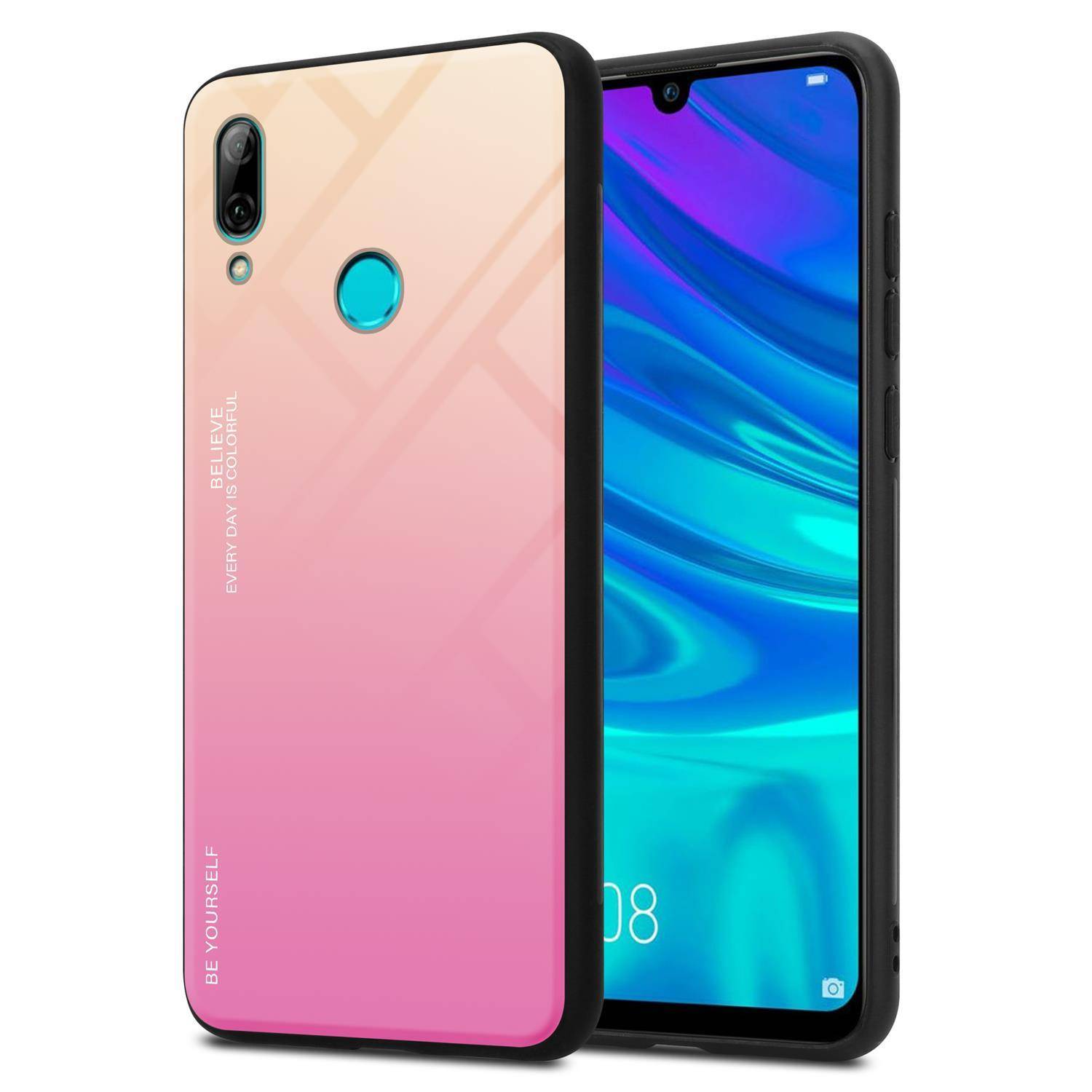 Cadorabo Hülle für Honor 10 LITE / Huawei P SMART 2019 Schutz Hülle in Schwarz Handyhülle TPU Etui Cover Case Tempered