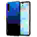Cadorabo Hülle für Huawei P30 Schutz Hülle in Schwarz Handyhülle TPU Etui Cover Case Tempered Glas