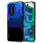 Cadorabo Hülle für Huawei P40 PRO / P40 PRO+ Schutz Hülle in Schwarz Handyhülle TPU Etui Cover Case Tempered Glas