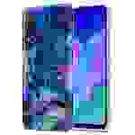 Cadorabo Schutzhülle für Huawei P40 LITE E Hülle in Blau TPU Handyhülle Etui Case Cover