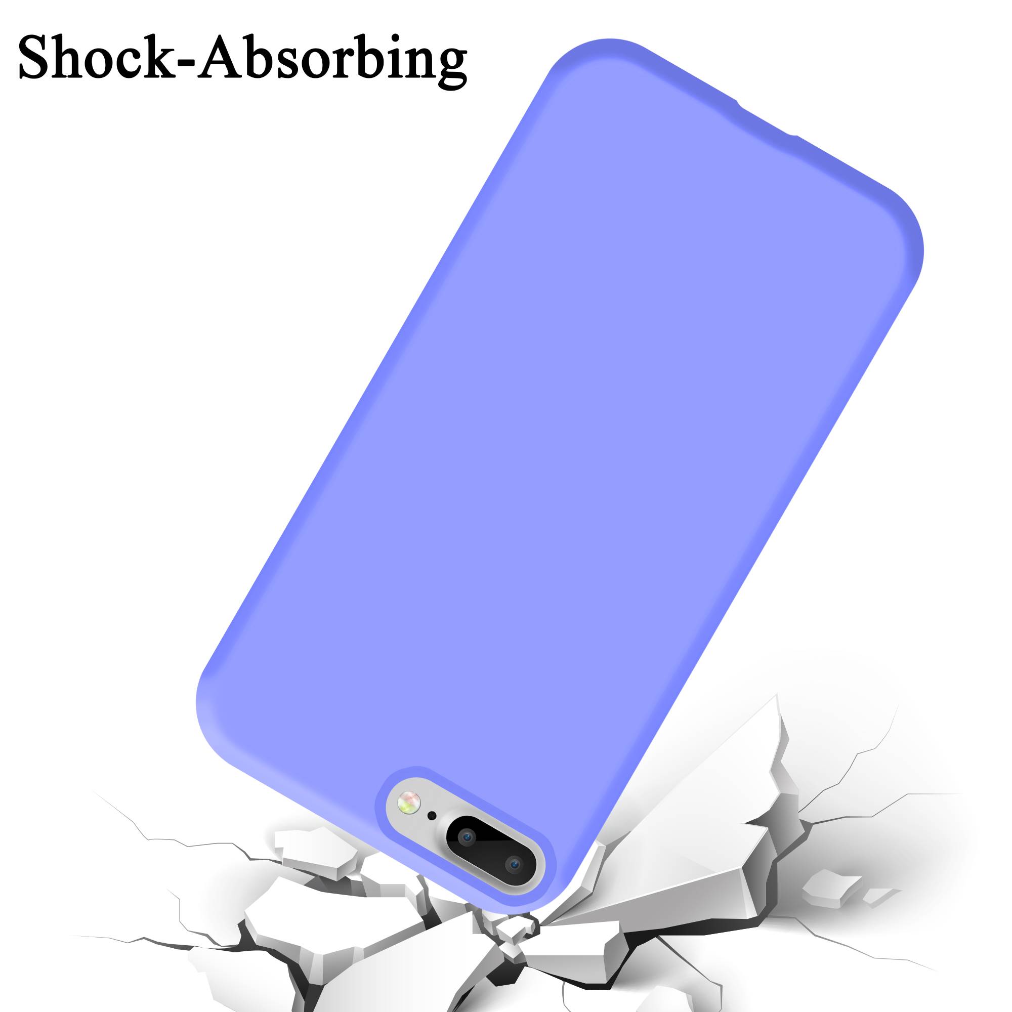 Cadorabo Schutzhülle für Apple iPhone 7 PLUS / 7S PLUS / 8 PLUS Hülle in Lila Handyhülle Case Cover TPU Etui