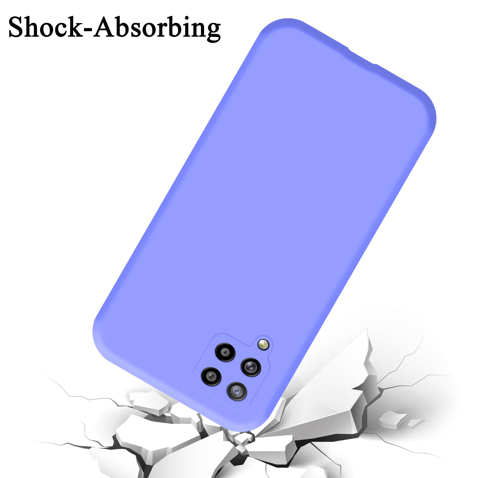 Cadorabo Schutzhülle für Samsung Galaxy A42 4G Hülle in Lila Handyhülle Case Cover TPU Etui