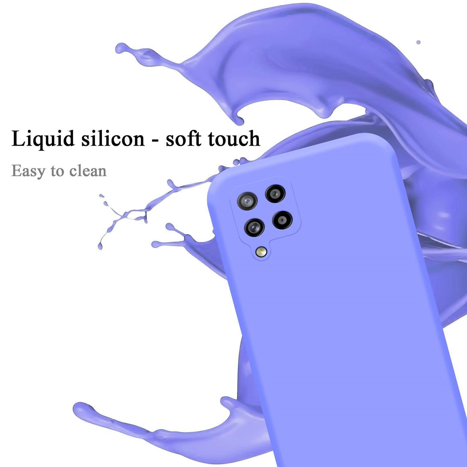 Cadorabo Schutzhülle für Samsung Galaxy A42 4G Hülle in Lila Handyhülle Case Cover TPU Etui