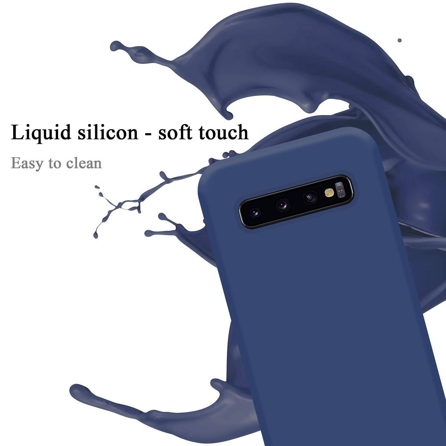 Cadorabo Schutzhülle für Samsung Galaxy S10 5G Hülle in Blau Handyhülle Case Cover TPU Etui