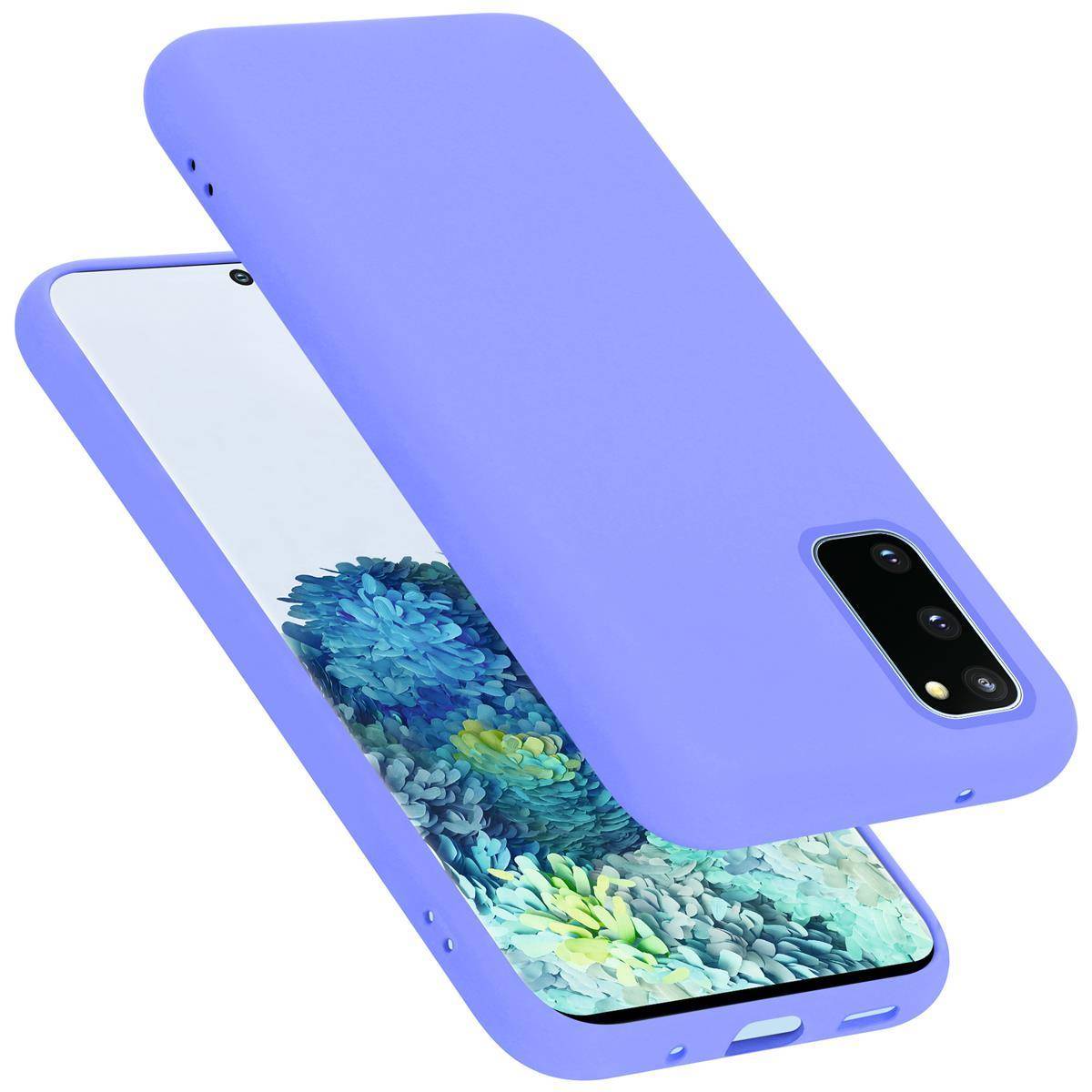 Cadorabo Schutzhülle für Samsung Galaxy S20 FE Hülle in Lila Handyhülle Case Cover TPU Etui