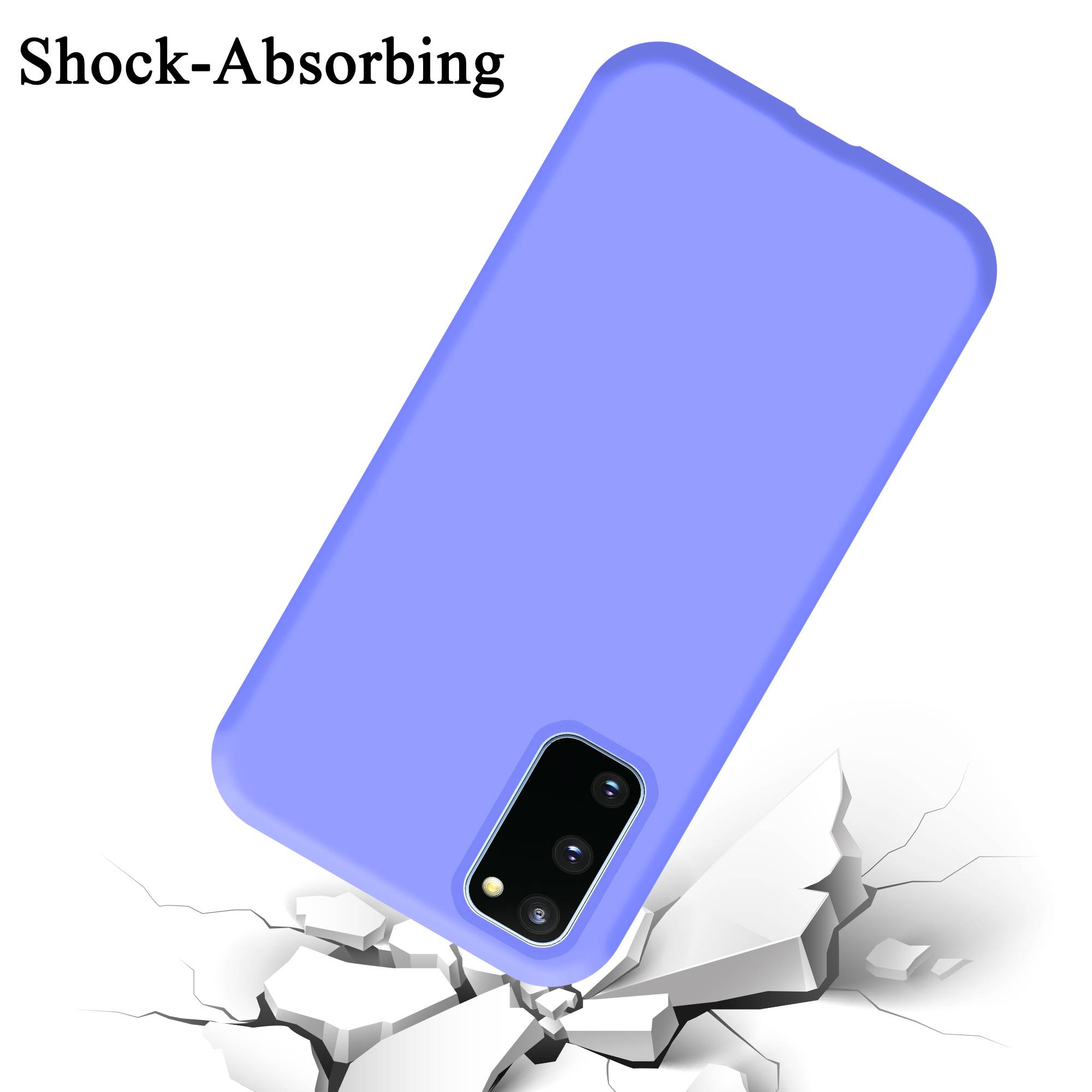 Cadorabo Schutzhülle für Samsung Galaxy S20 FE Hülle in Lila Handyhülle Case Cover TPU Etui
