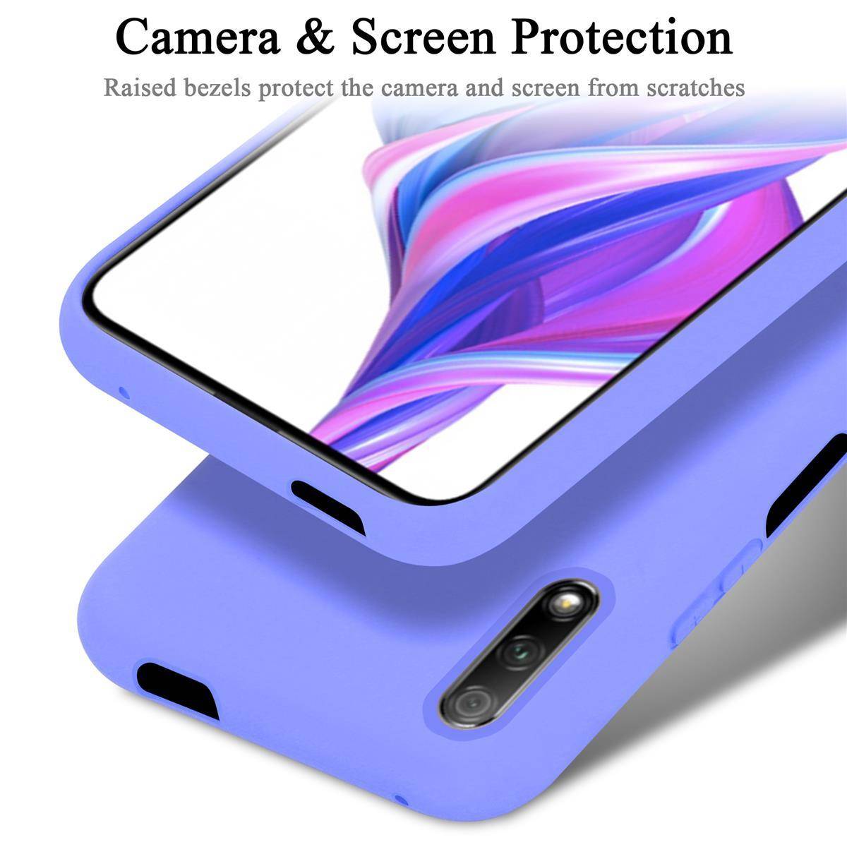 Cadorabo Schutzhülle für Huawei Y9S Hülle in Lila Handyhülle Case Cover TPU Etui