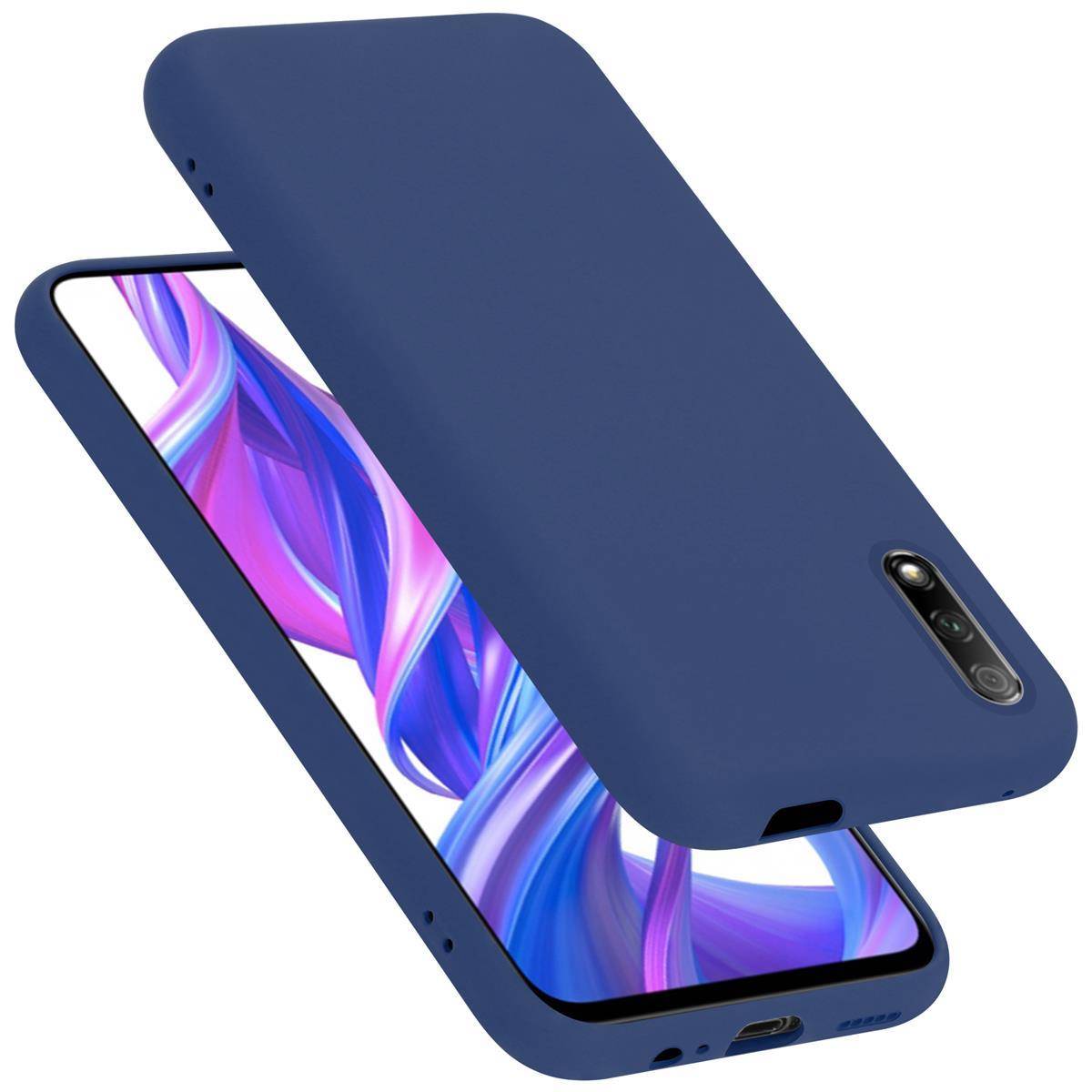 Cadorabo Schutzhülle für Huawei Y9S Hülle in Blau Handyhülle Case Cover TPU Etui