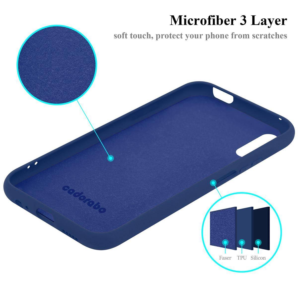 Cadorabo Schutzhülle für Huawei Y9S Hülle in Blau Handyhülle Case Cover TPU Etui