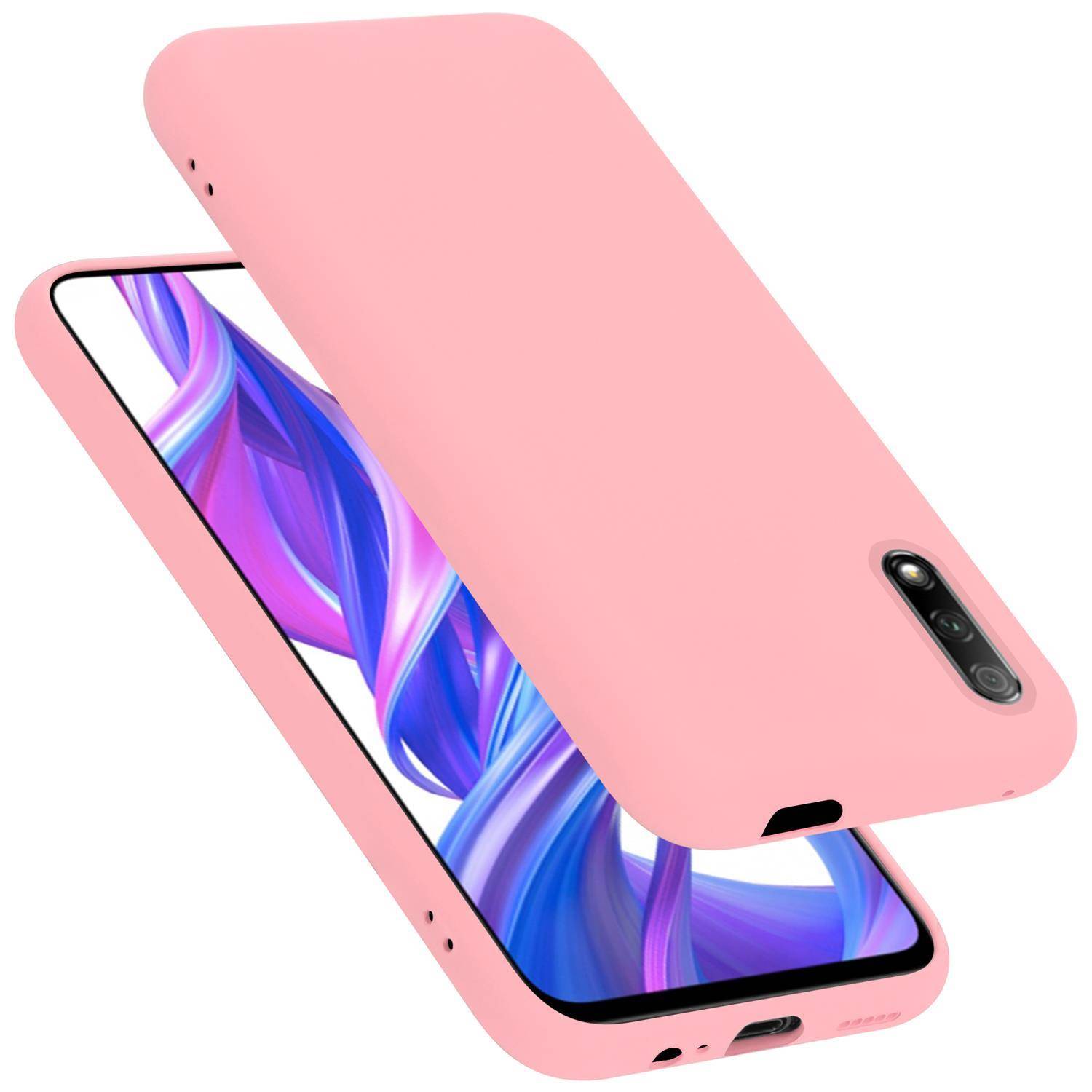 Cadorabo Schutzhülle für Huawei Y9S Hülle in Rosa Handyhülle Case Cover TPU Etui