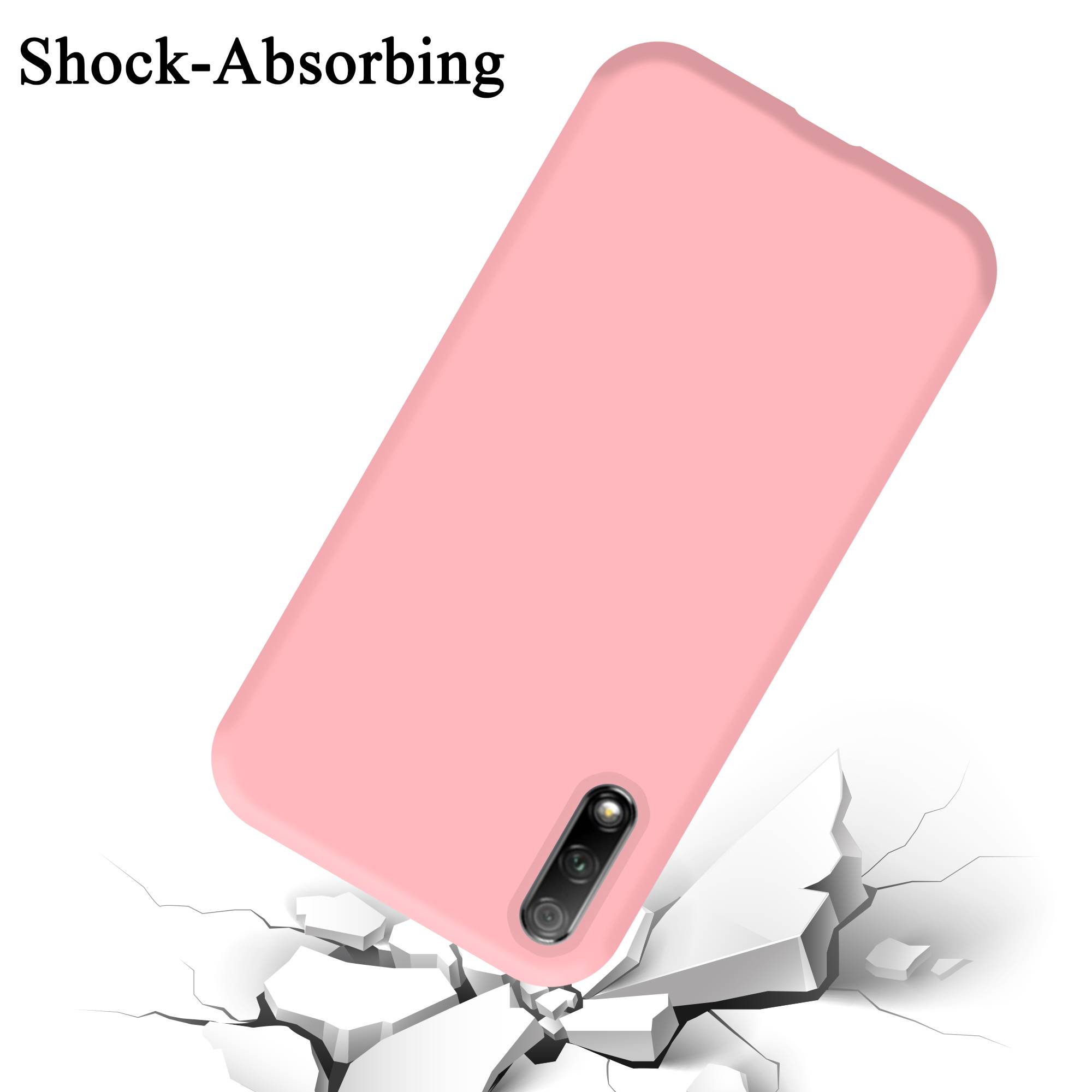 Cadorabo Schutzhülle für Huawei Y9S Hülle in Rosa Handyhülle Case Cover TPU Etui