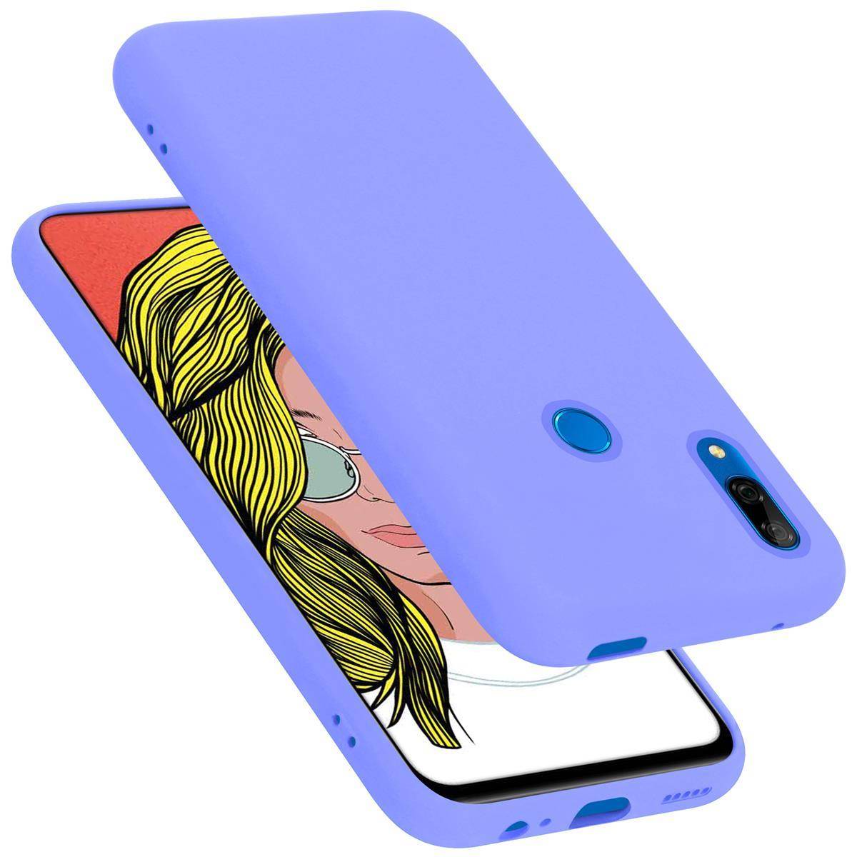 Cadorabo Schutzhülle für Honor 10 LITE / Huawei P SMART 2019 Hülle in Lila Handyhülle Case Cover TPU Etui