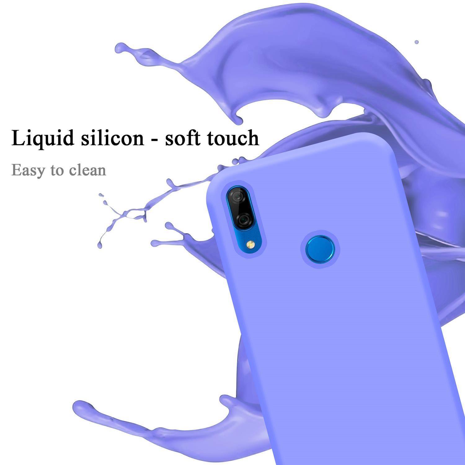 Cadorabo Schutzhülle für Honor 10 LITE / Huawei P SMART 2019 Hülle in Lila Handyhülle Case Cover TPU Etui