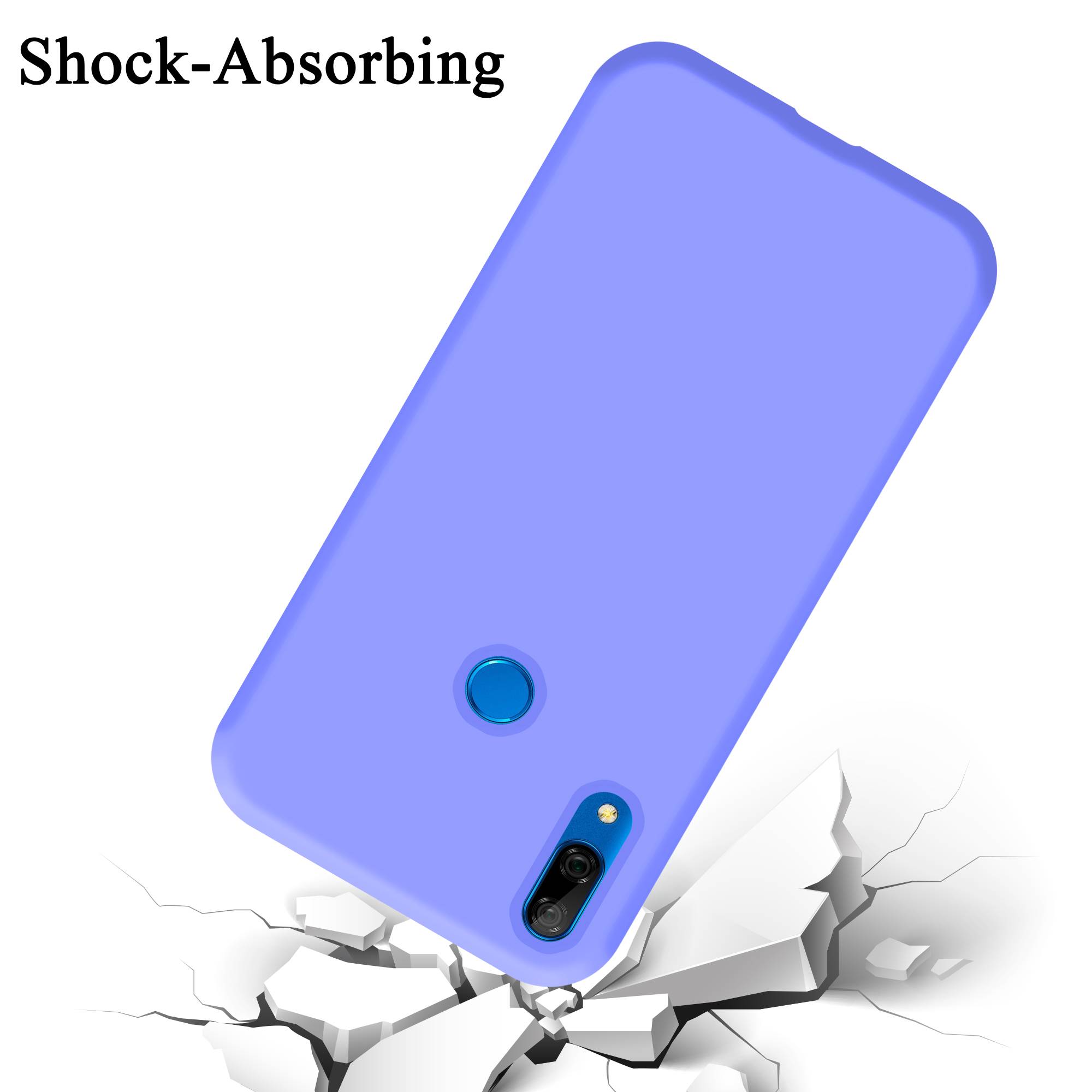 Cadorabo Schutzhülle für Honor 10 LITE / Huawei P SMART 2019 Hülle in Lila Handyhülle Case Cover TPU Etui