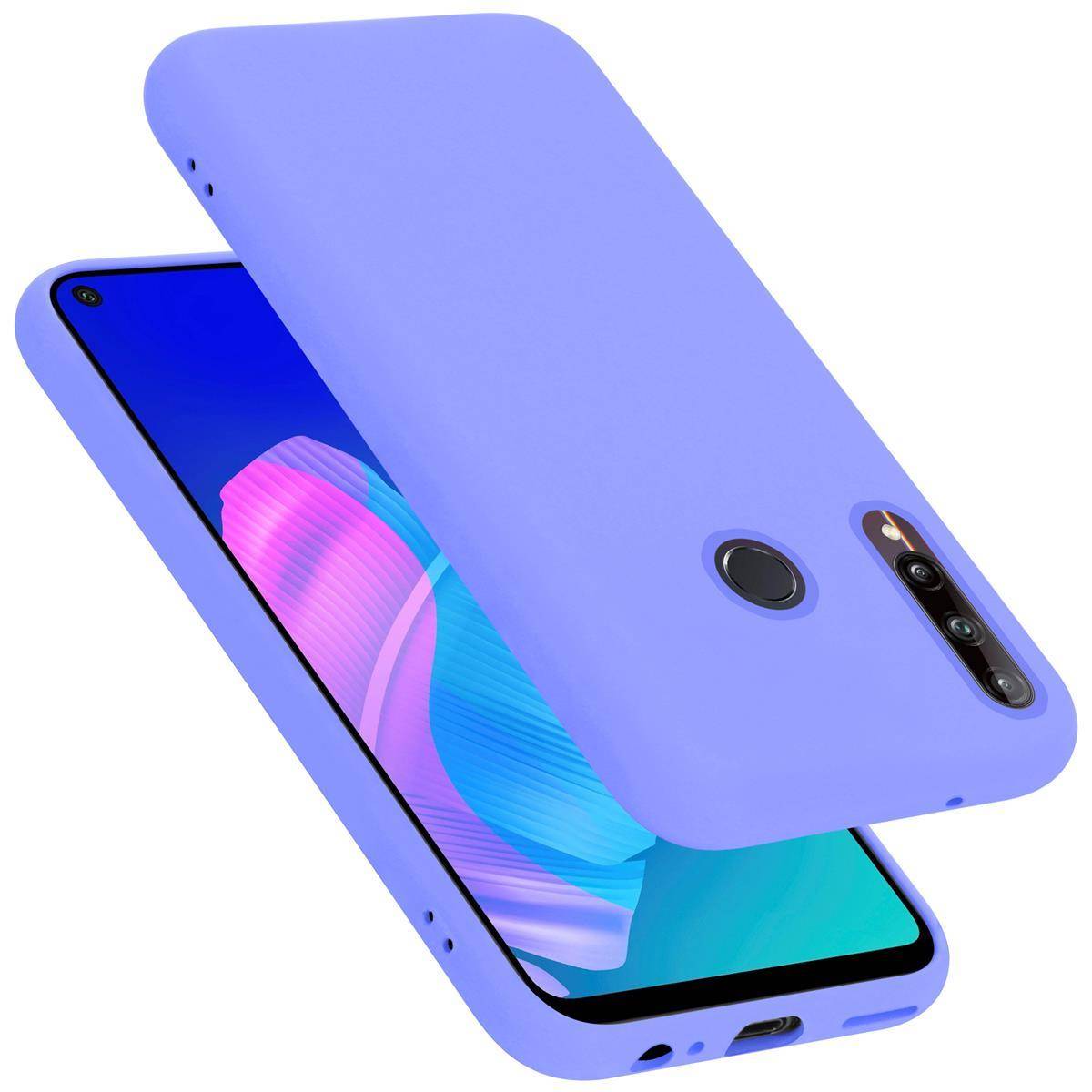 Cadorabo Schutzhülle für Huawei P40 LITE E Hülle in Lila Handyhülle Case Cover TPU Etui
