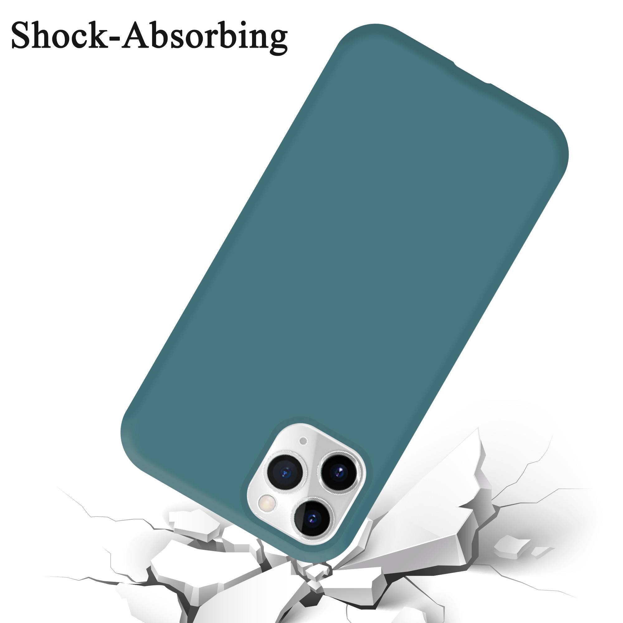 Cadorabo Schutzhülle für Apple iPhone 11 PRO Hülle in Grün Handyhülle Case Cover TPU Etui