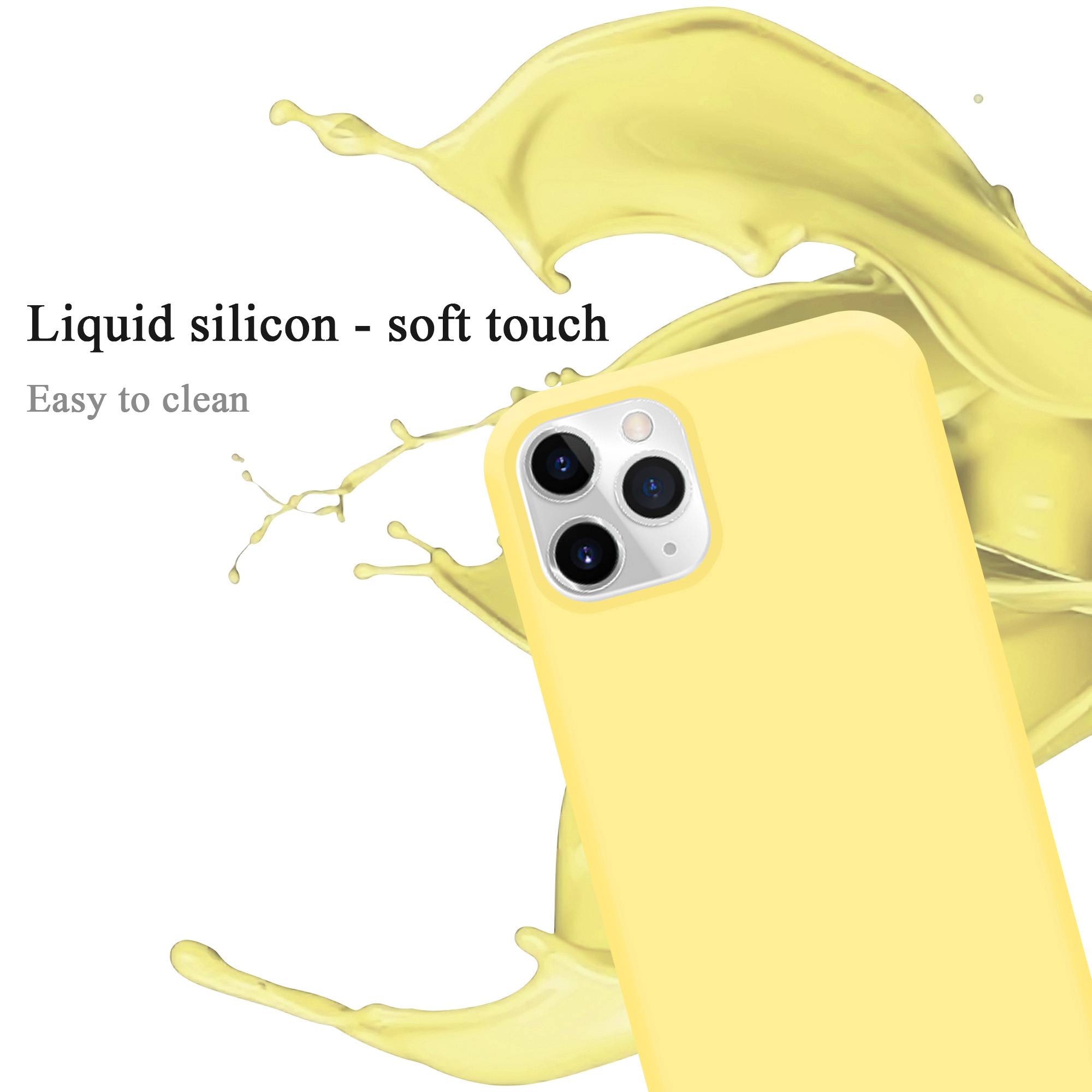 Cadorabo Schutzhülle für Apple iPhone 11 PRO Hülle in Gelb Handyhülle Case Cover TPU Etui