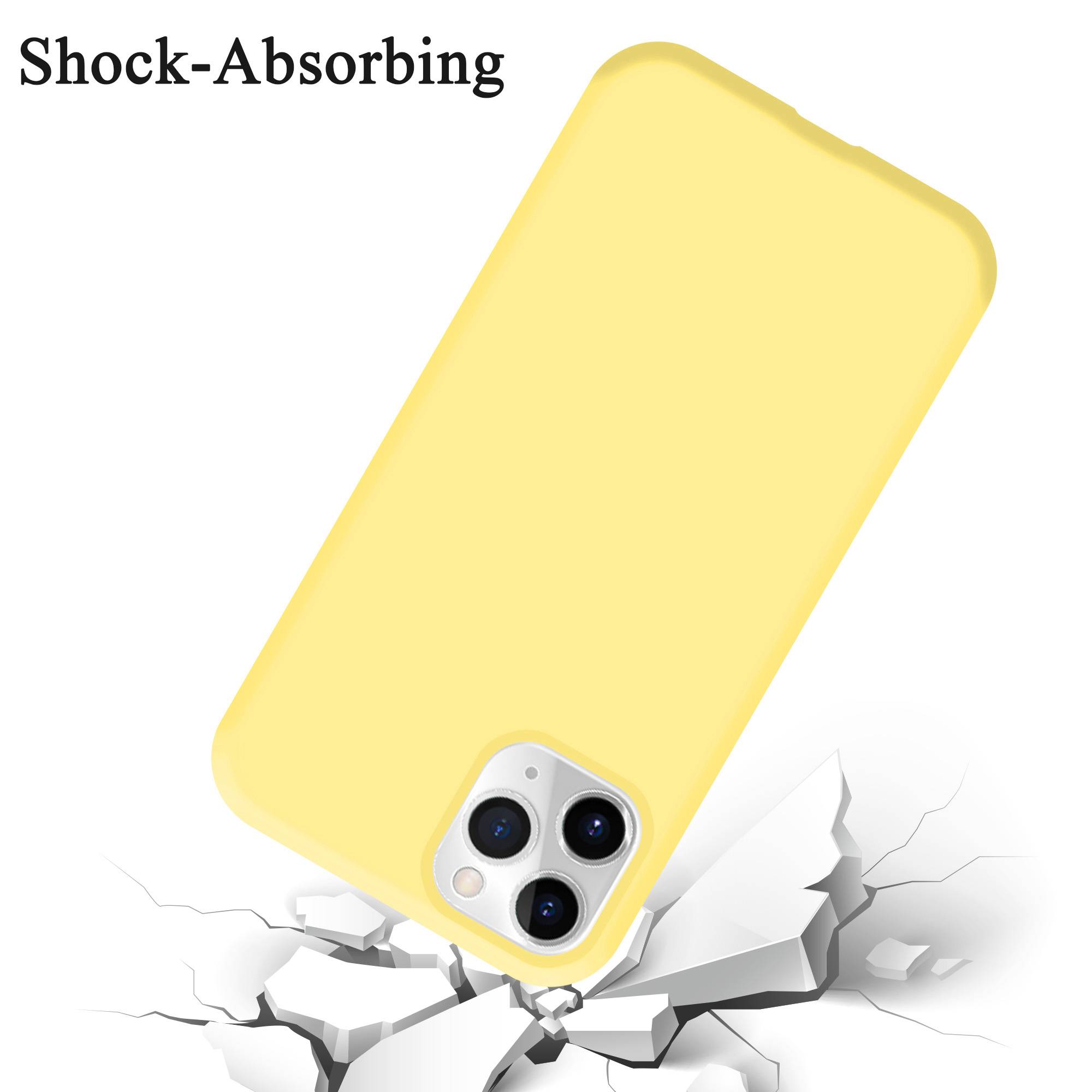 Cadorabo Schutzhülle für Apple iPhone 11 PRO Hülle in Gelb Handyhülle Case Cover TPU Etui