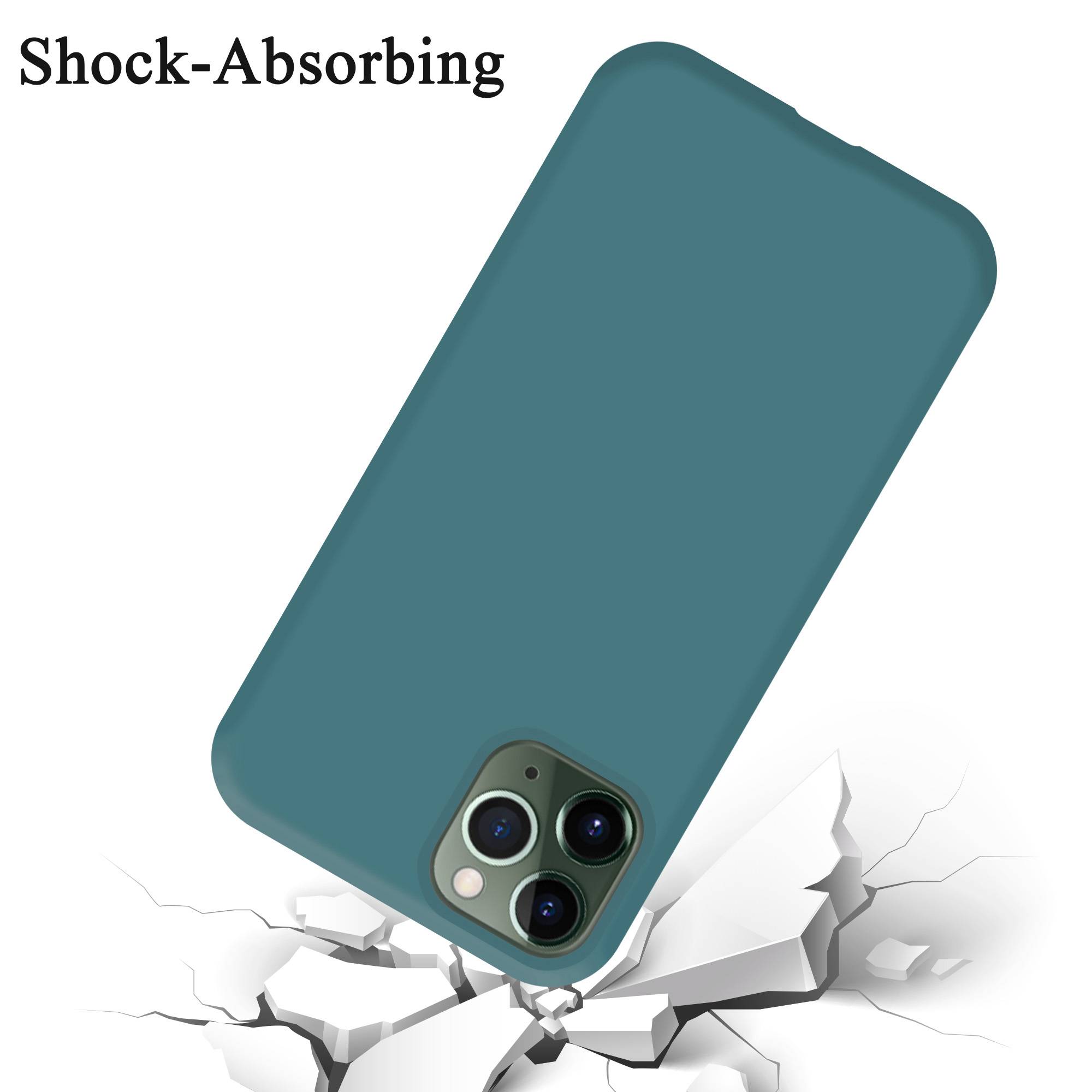 Cadorabo Schutzhülle für Apple iPhone 11 PRO MAX Hülle in Grün Handyhülle Case Cover TPU Etui