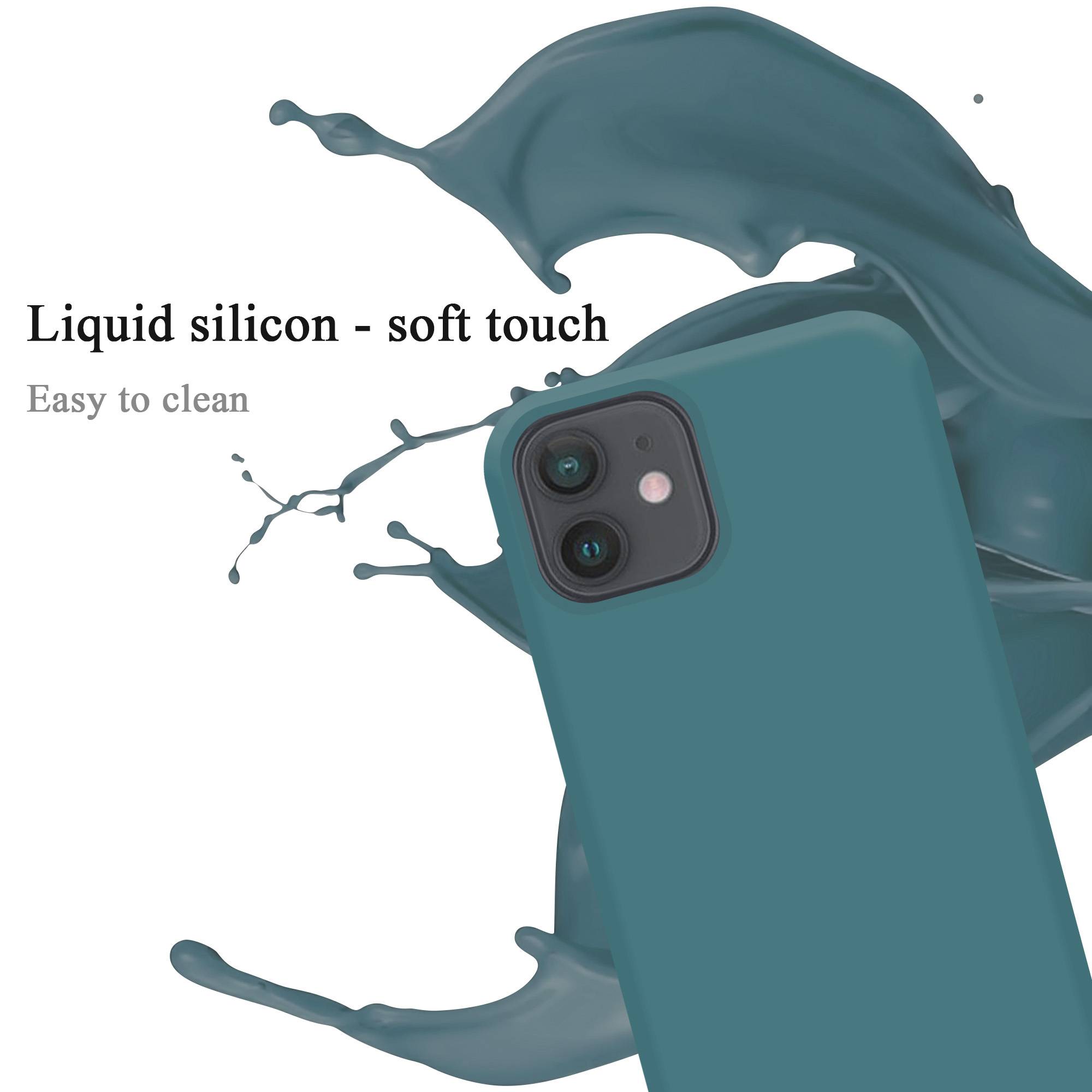 Cadorabo Schutzhülle für Apple iPhone 12 MINI Hülle in Grün Handyhülle Case Cover TPU Etui