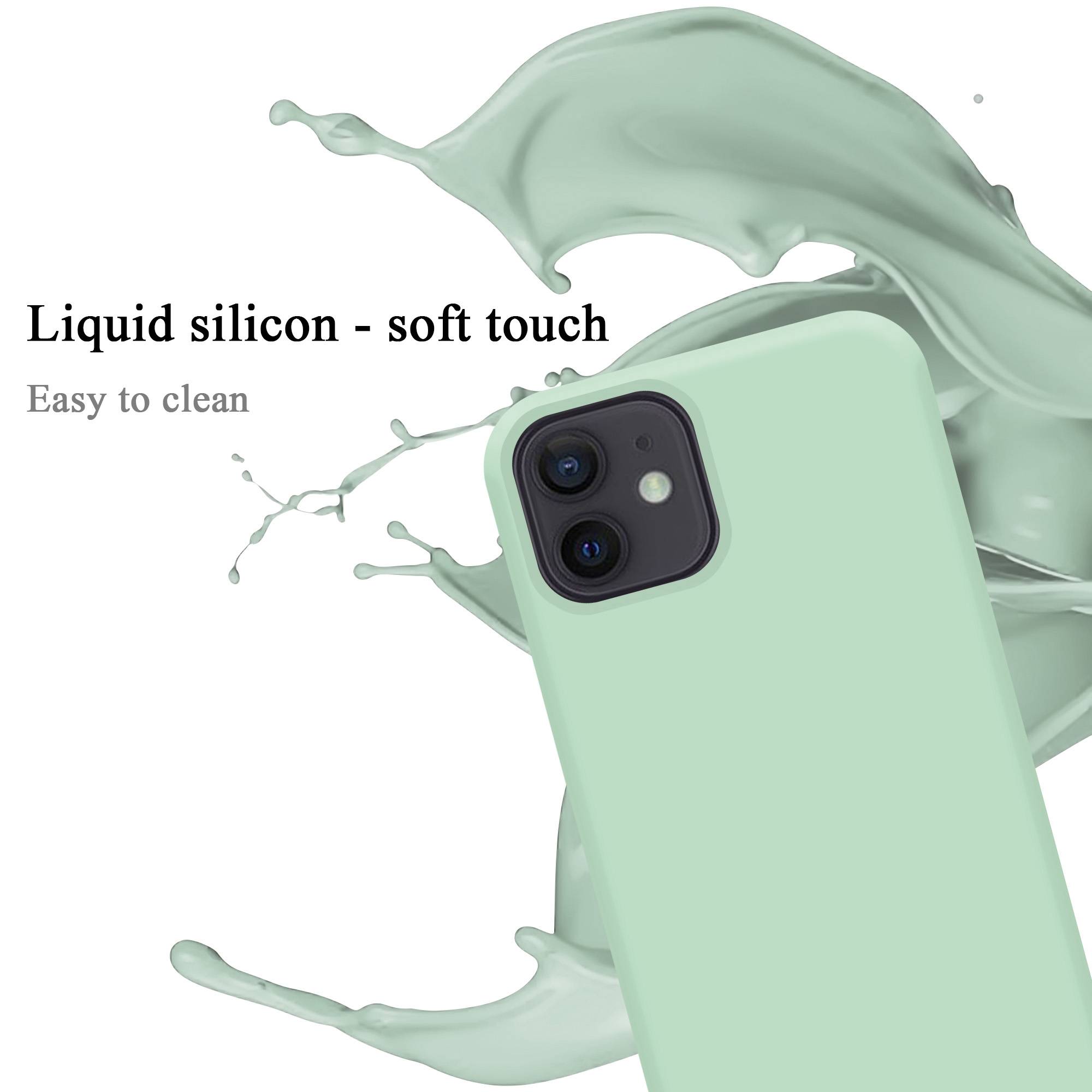 Cadorabo Schutzhülle für Apple iPhone 12 MINI Hülle in Grün Handyhülle Case Cover TPU Etui