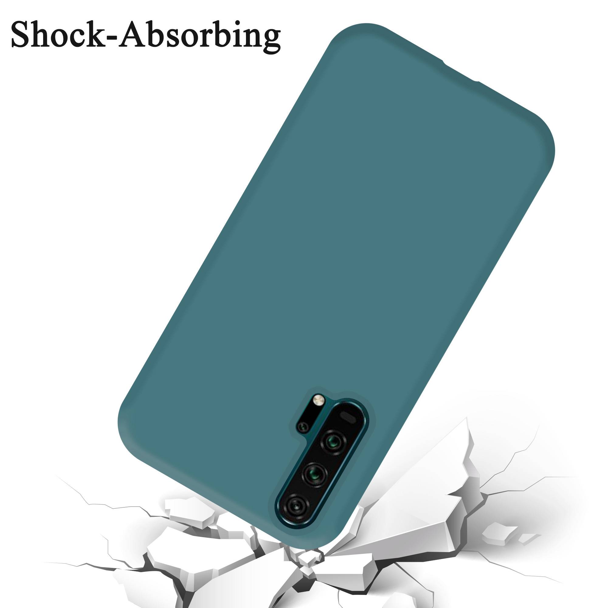 Cadorabo Schutzhülle für Honor 20 PRO Hülle in Grün Handyhülle Case Cover TPU Etui
