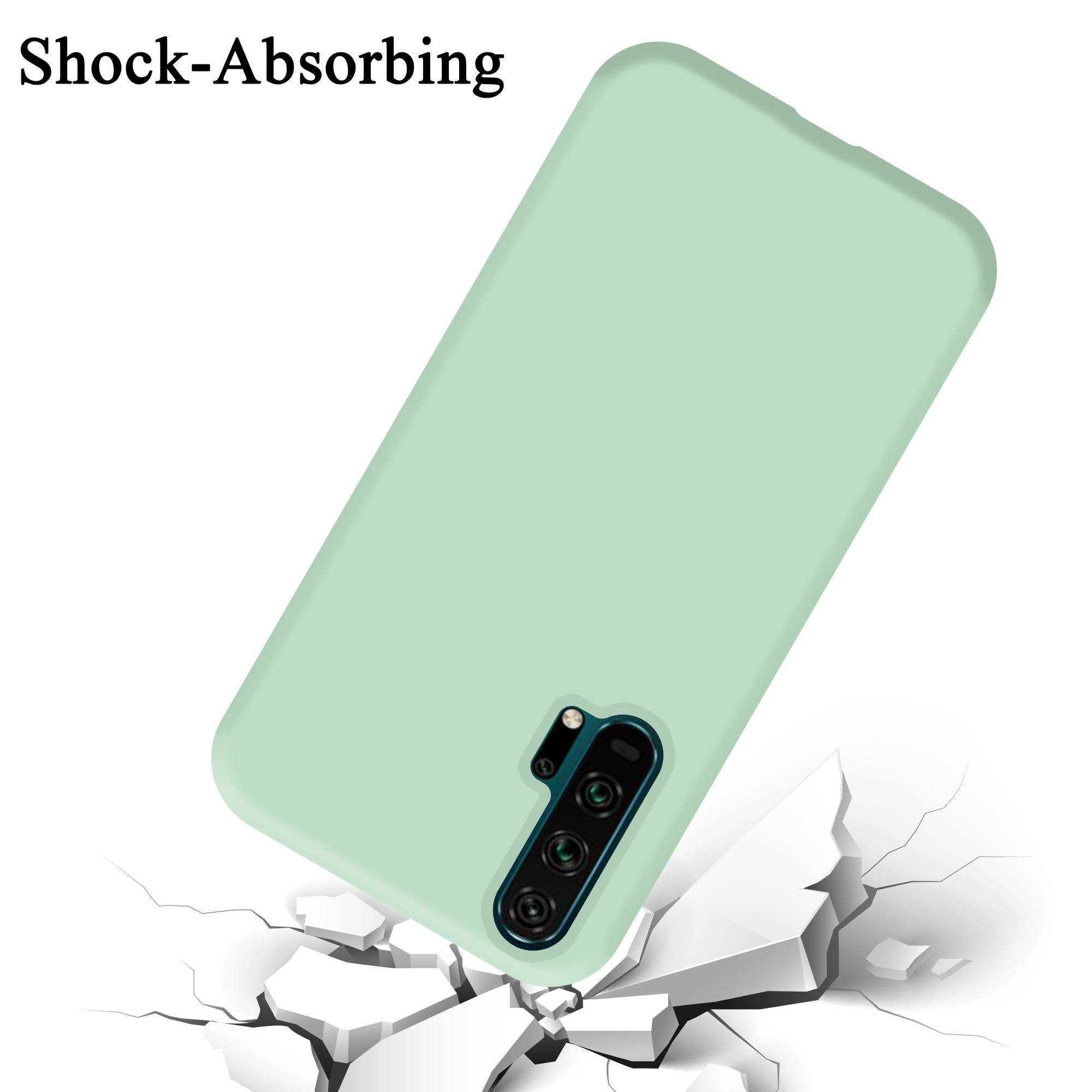 Cadorabo Schutzhülle für Honor 20 PRO Hülle in Grün Handyhülle Case Cover TPU Etui