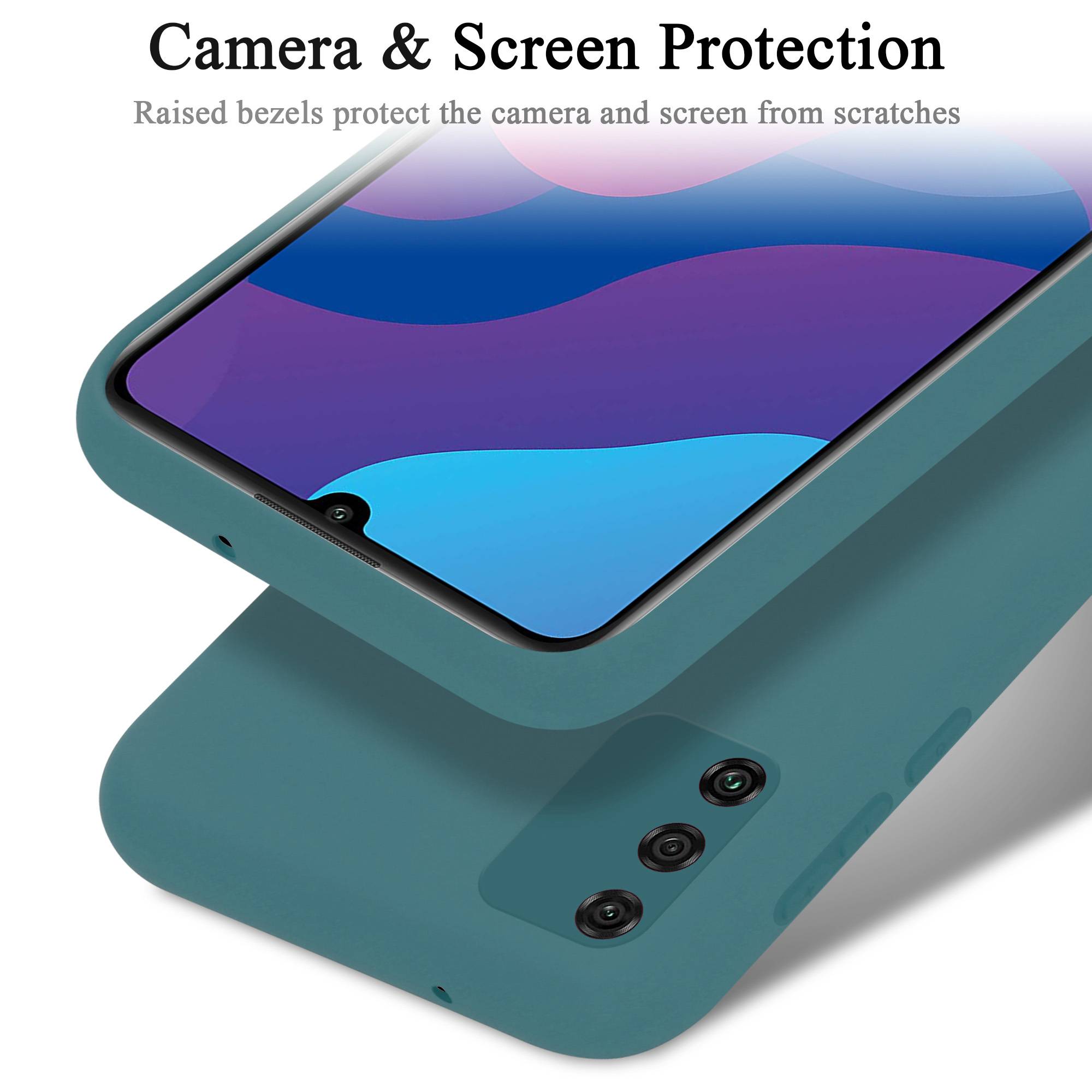 Cadorabo Schutzhülle für Honor 9A Hülle in Grün Handyhülle Case Cover TPU Etui