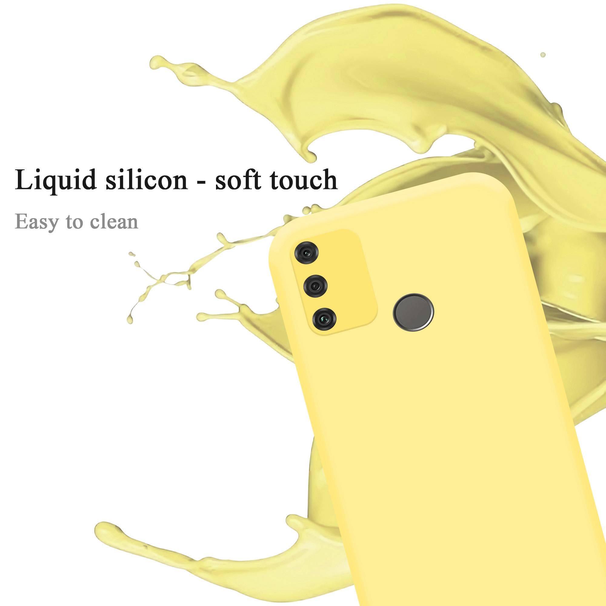 Cadorabo Schutzhülle für Honor 9A Hülle in Gelb Handyhülle Case Cover TPU Etui