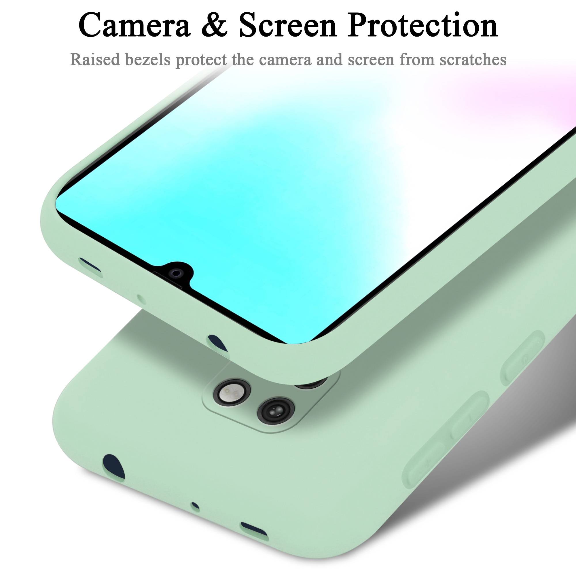 Cadorabo Schutzhülle für Huawei MATE 20 Hülle in Grün Handyhülle Case Cover TPU Etui
