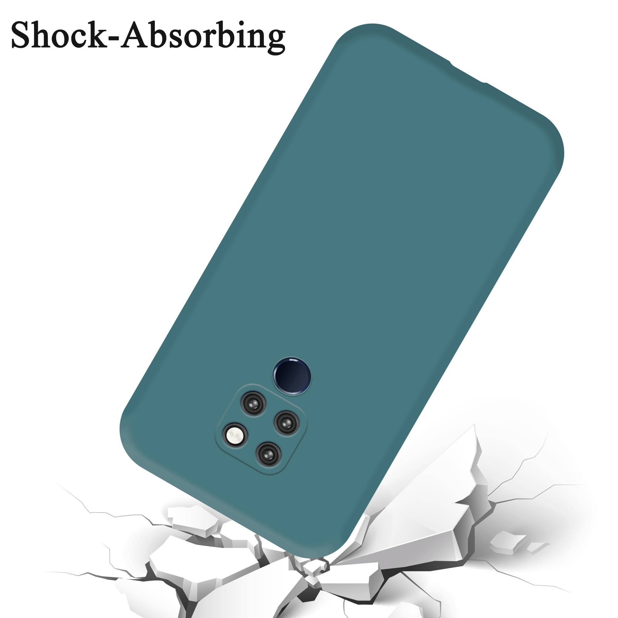 Cadorabo Schutzhülle für Huawei MATE 20 LITE Hülle in Grün Handyhülle Case Cover TPU Etui