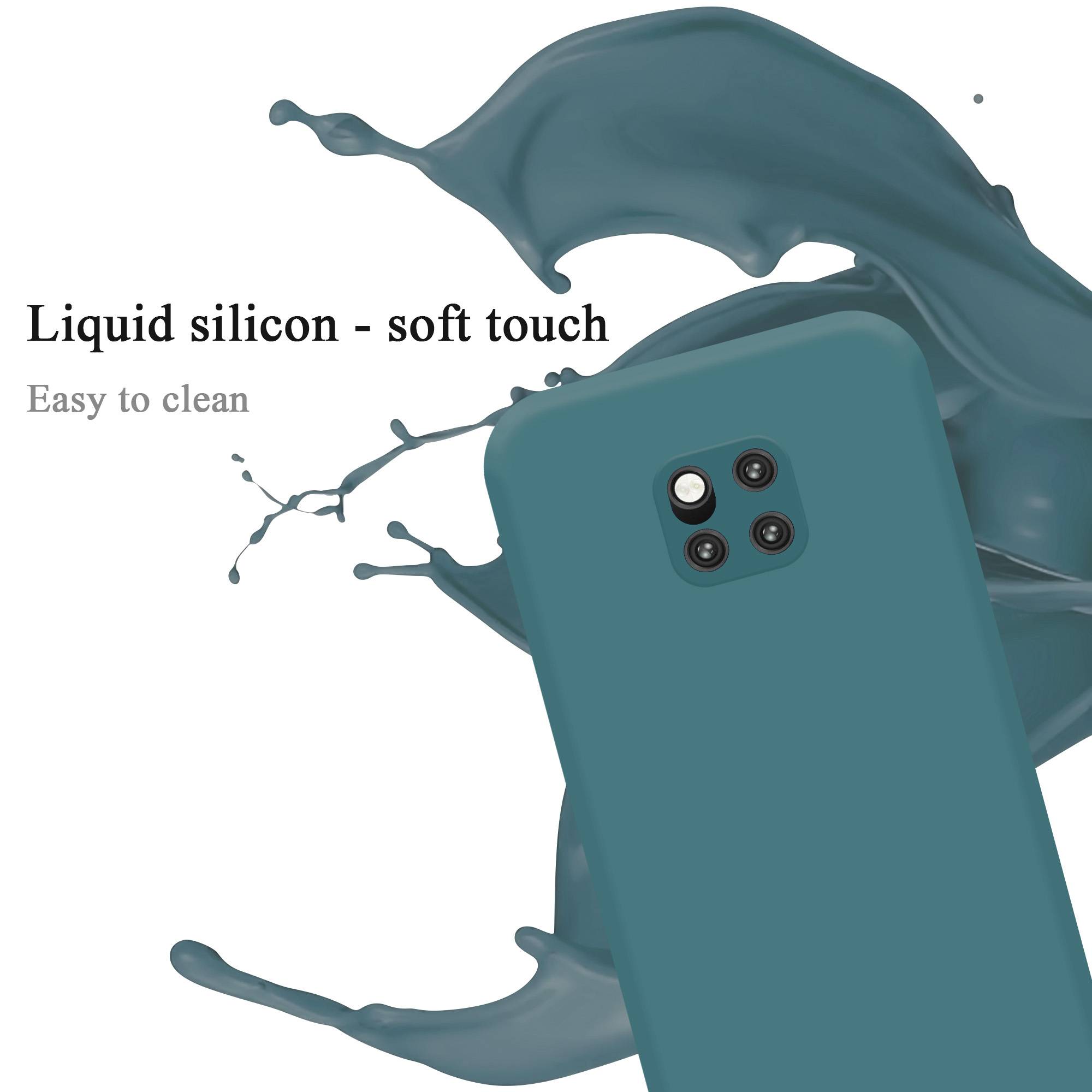 Cadorabo Schutzhülle für Huawei MATE 20 PRO Hülle in Grün Handyhülle Case Cover TPU Etui