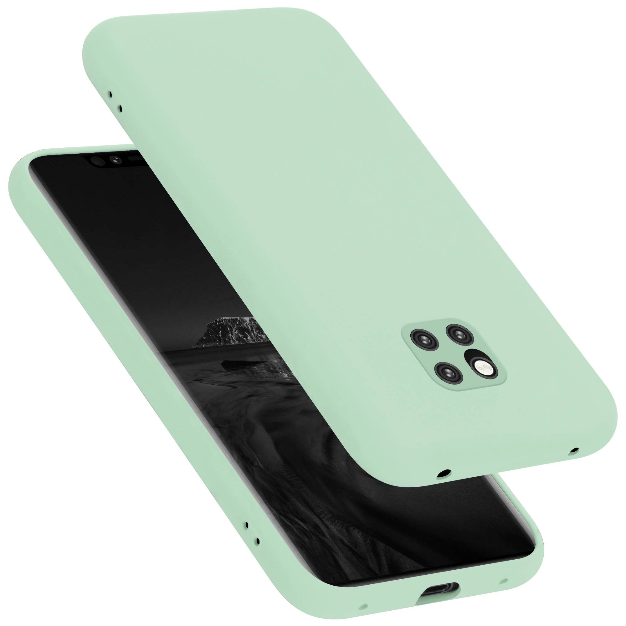 Cadorabo Schutzhülle für Huawei MATE 20 PRO Hülle in Grün Handyhülle Case Cover TPU Etui