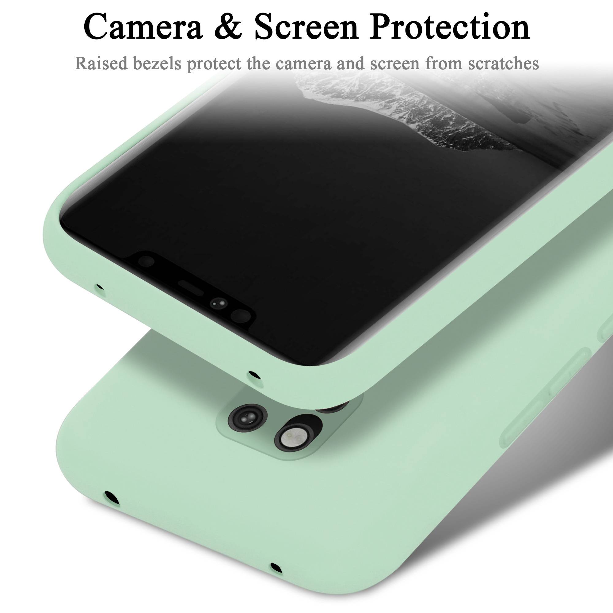Cadorabo Schutzhülle für Huawei MATE 20 PRO Hülle in Grün Handyhülle Case Cover TPU Etui