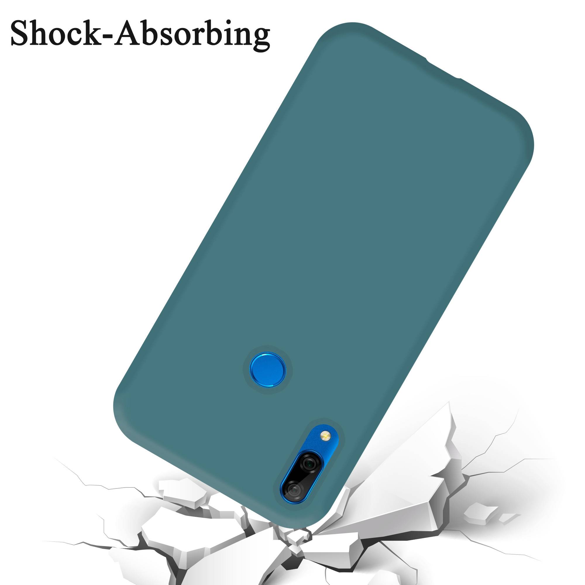 Cadorabo Schutzhülle für Huawei P SMART Z / Y9 PRIME 2019 / Enjoy 10 PLUS Hülle in Grün Handyhülle Case Cover TPU Etui