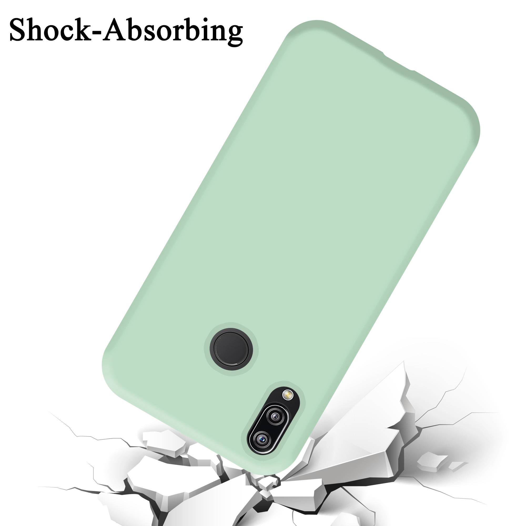 Cadorabo Schutzhülle für Huawei P20 LITE 2018 / NOVA 3E Hülle in Grün Handyhülle Case Cover TPU Etui