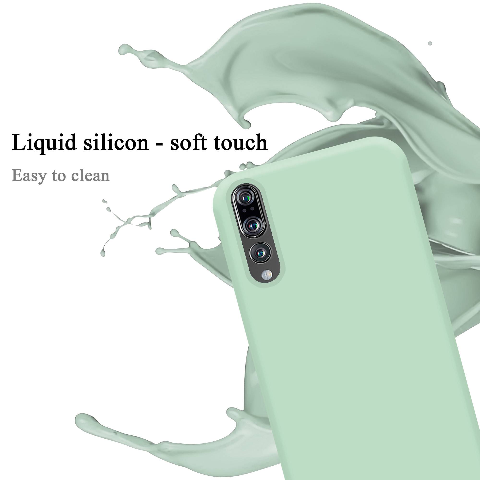 Cadorabo Schutzhülle für Huawei P20 PRO / P20 PLUS Hülle in Grün Handyhülle Case Cover TPU Etui