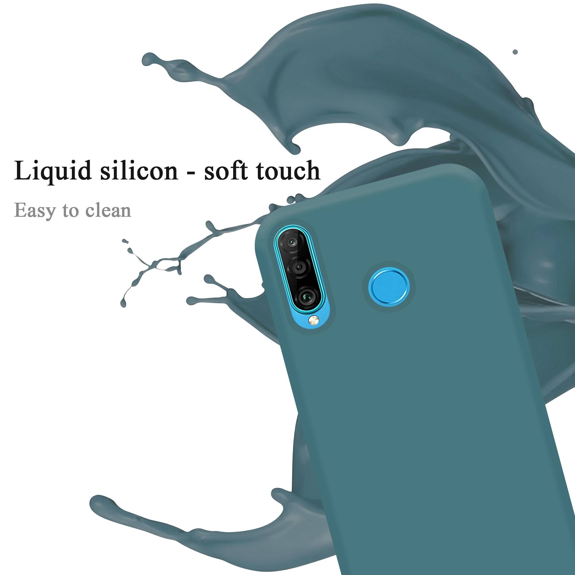 Cadorabo Schutzhülle für Huawei P30 LITE Hülle in Grün Handyhülle Case Cover TPU Etui