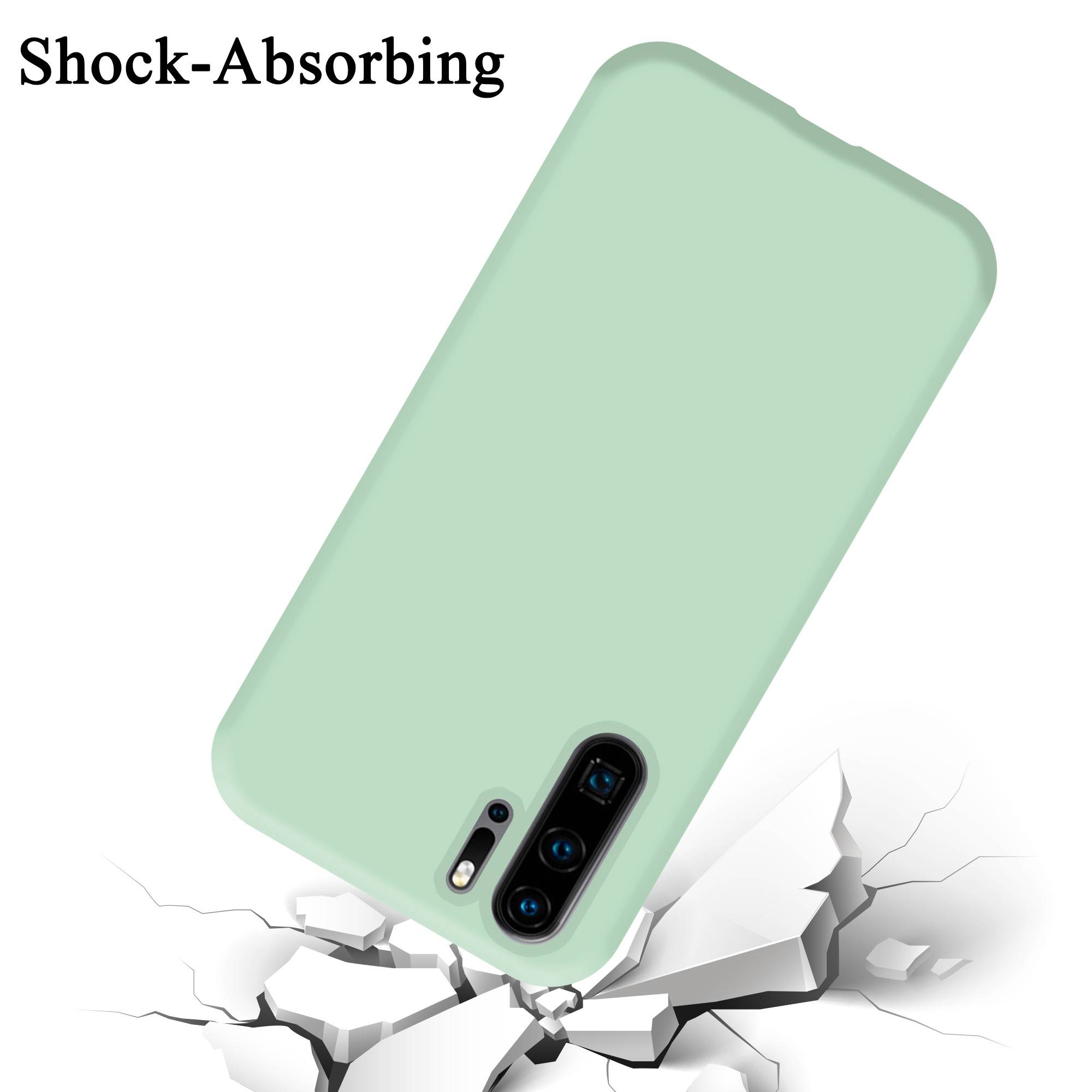 Cadorabo Schutzhülle für Huawei P30 PRO Hülle in Grün Handyhülle Case Cover TPU Etui