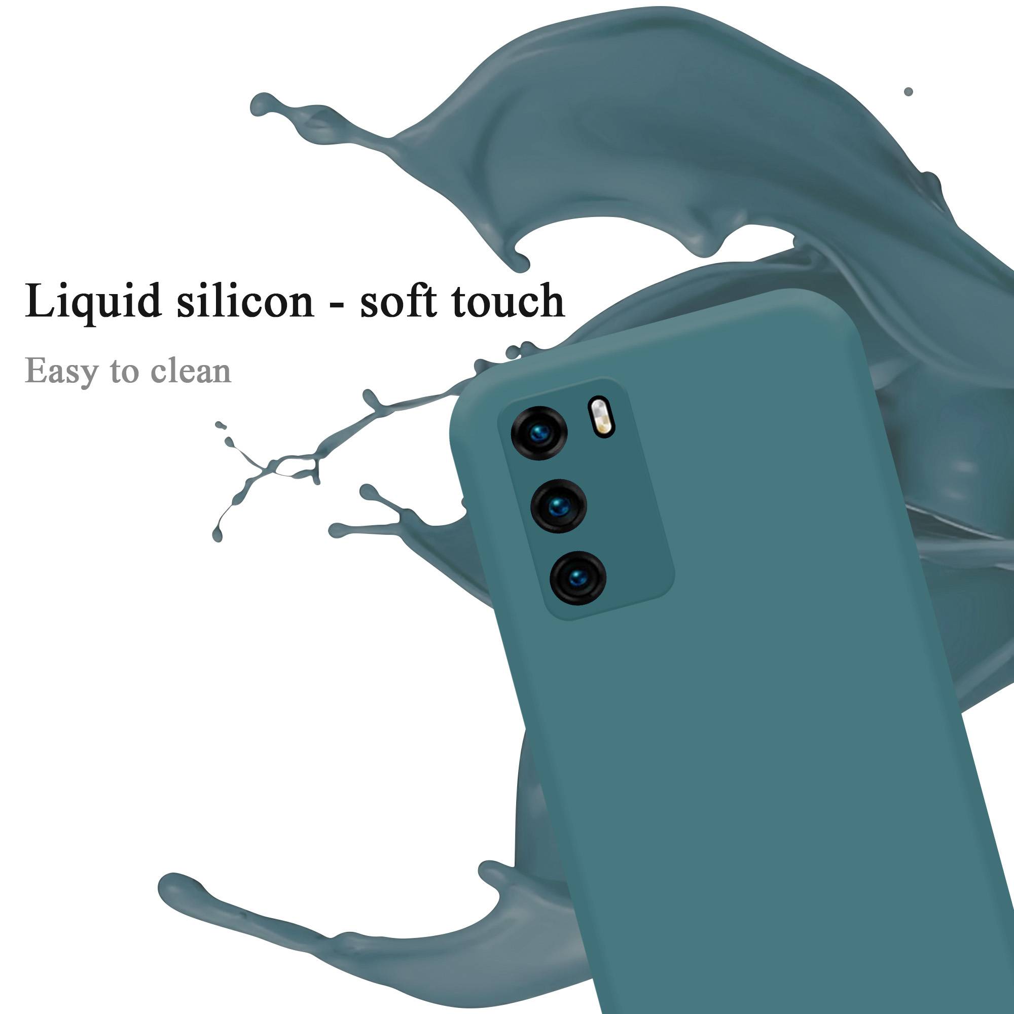 Cadorabo Schutzhülle für Huawei P40 Hülle in Grün Handyhülle Case Cover TPU Etui