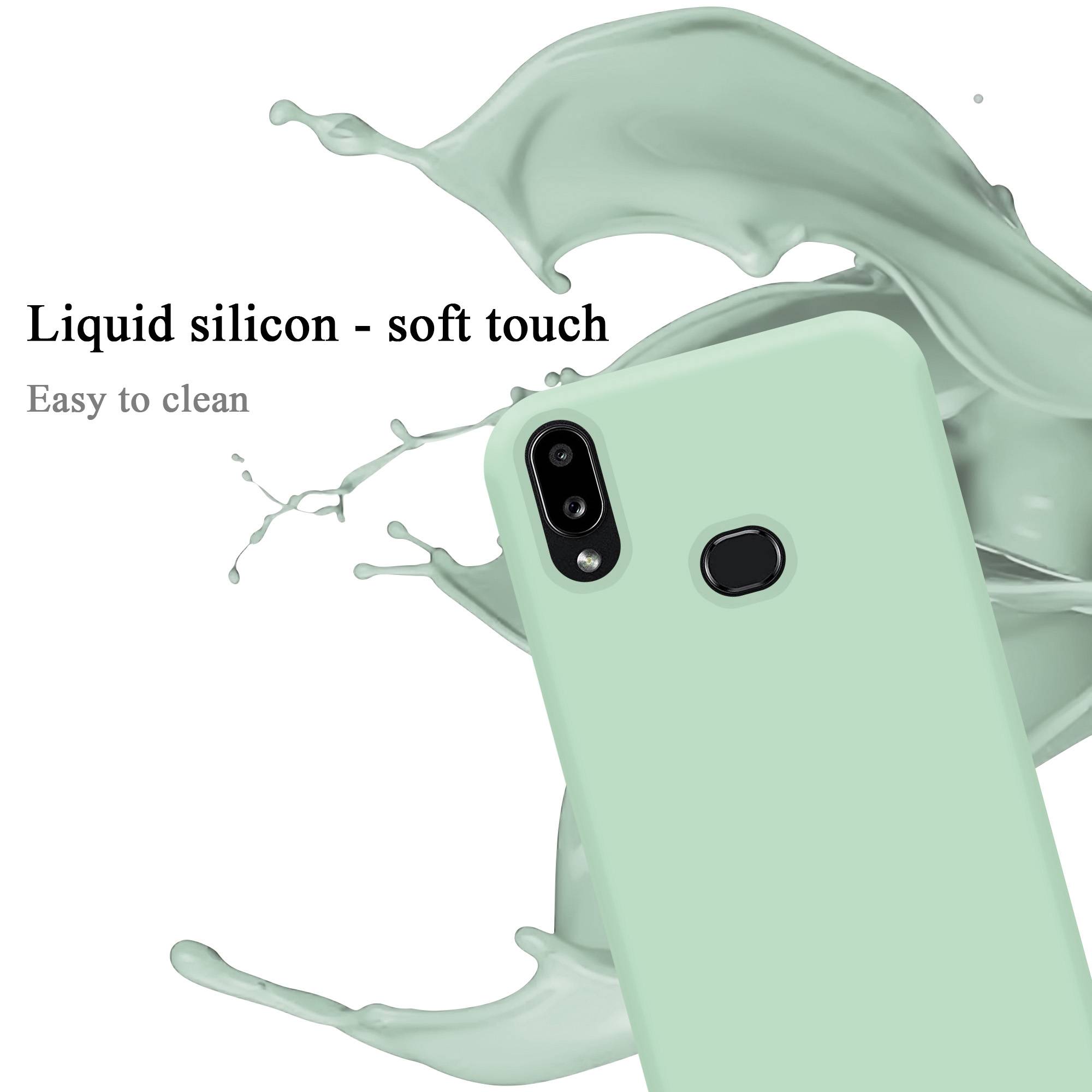 Cadorabo Schutzhülle für Samsung Galaxy A10s / M01s Hülle in Grün Handyhülle Case Cover TPU Etui
