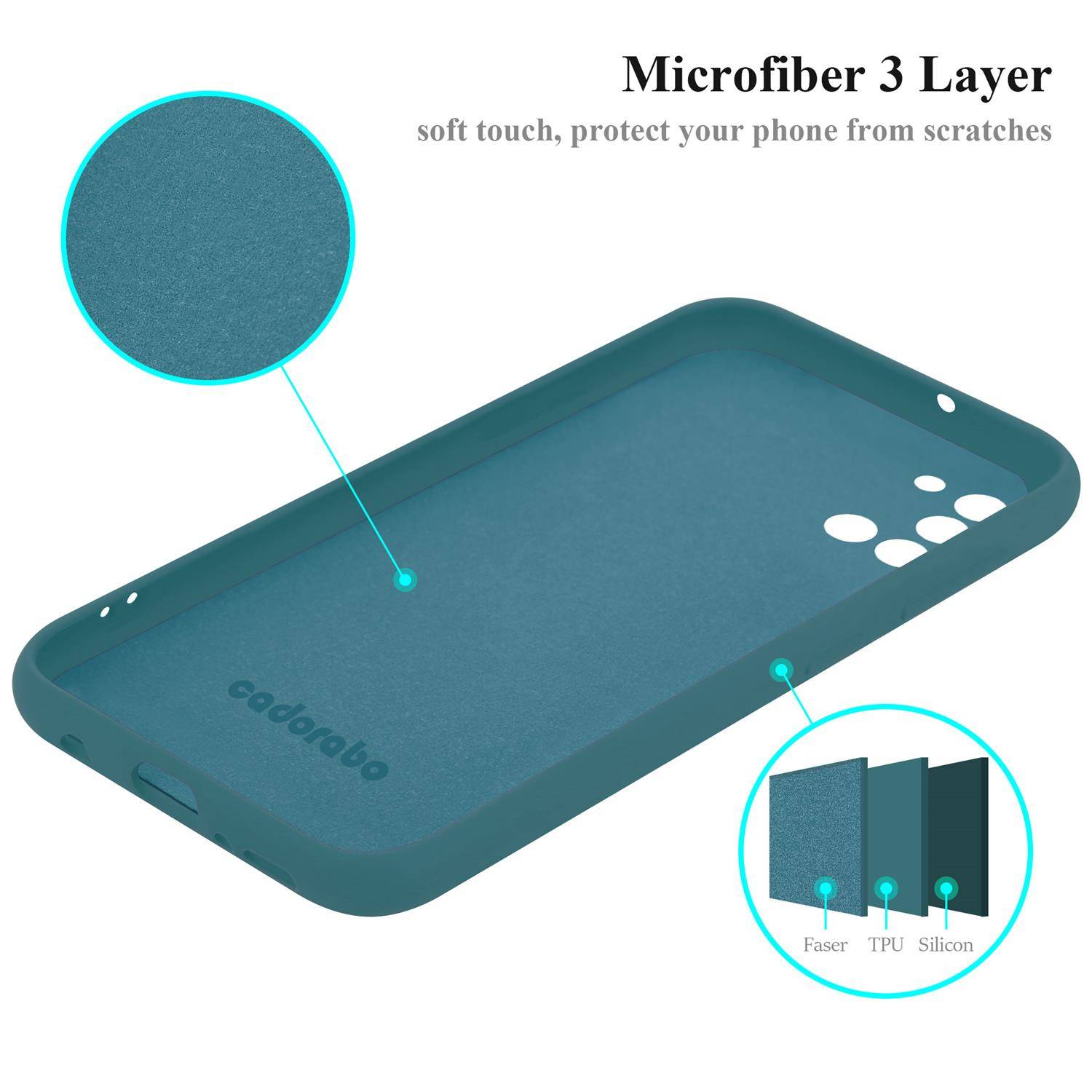 Cadorabo Schutzhülle für Samsung Galaxy A31 Hülle in Grün Handyhülle Case Cover TPU Etui