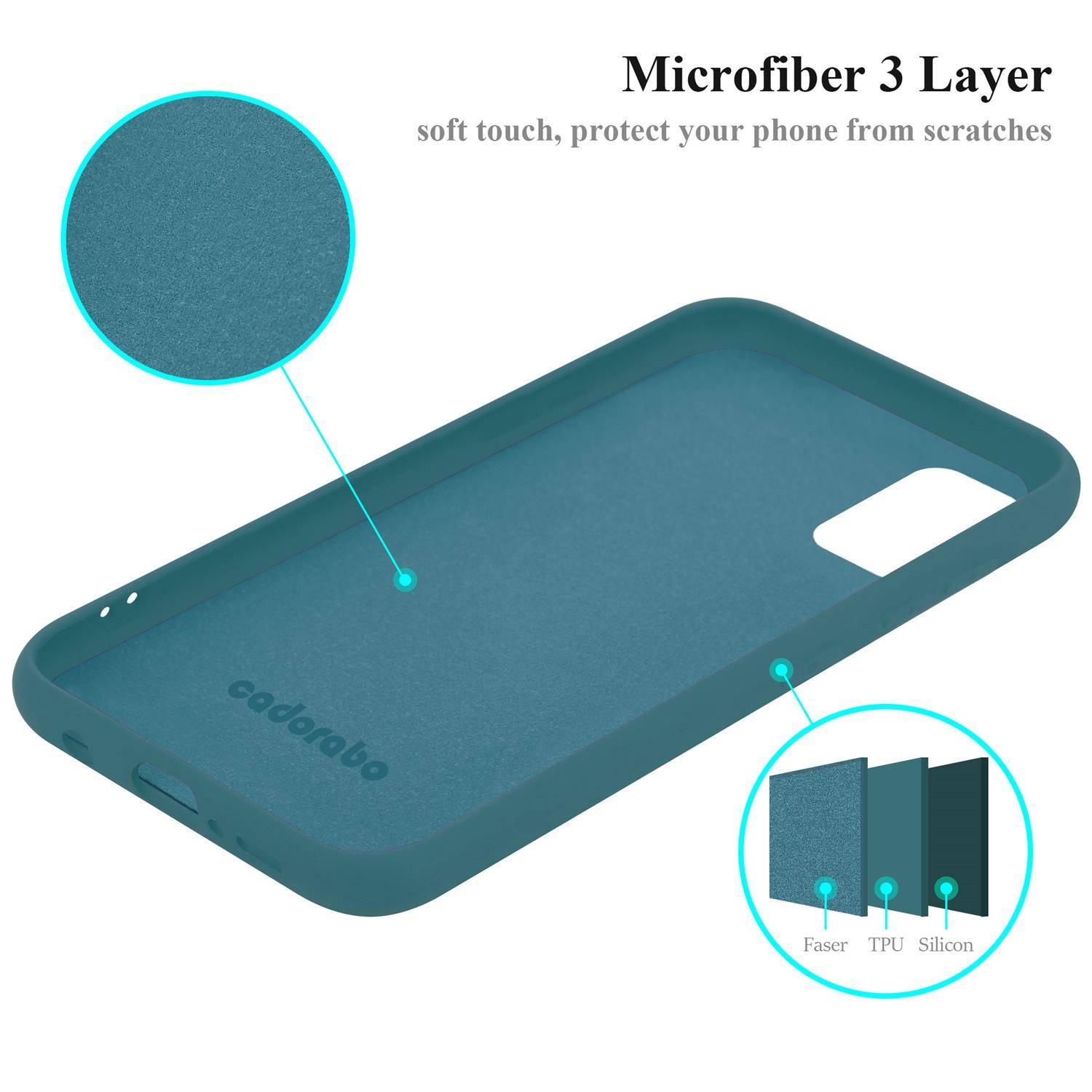 Cadorabo Schutzhülle für Samsung Galaxy A41 Hülle in Grün Handyhülle Case Cover TPU Etui
