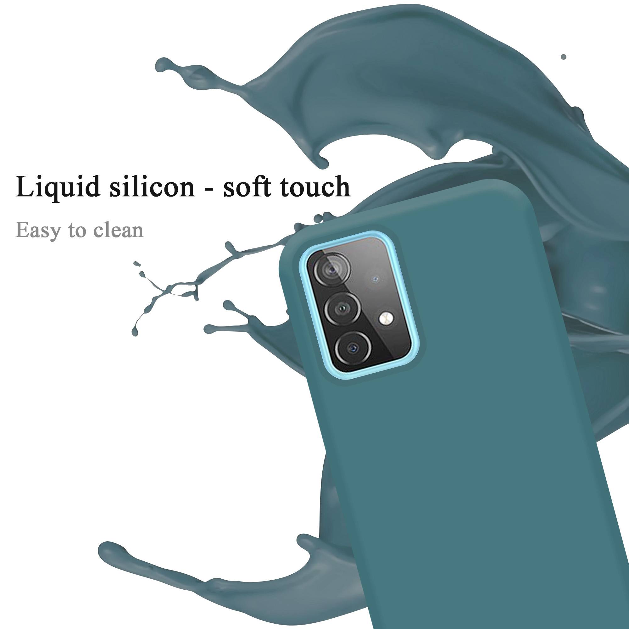 Cadorabo Schutzhülle für Samsung Galaxy A52 (4G / 5G) / A52s Hülle in Grün Handyhülle Case Cover TPU Etui