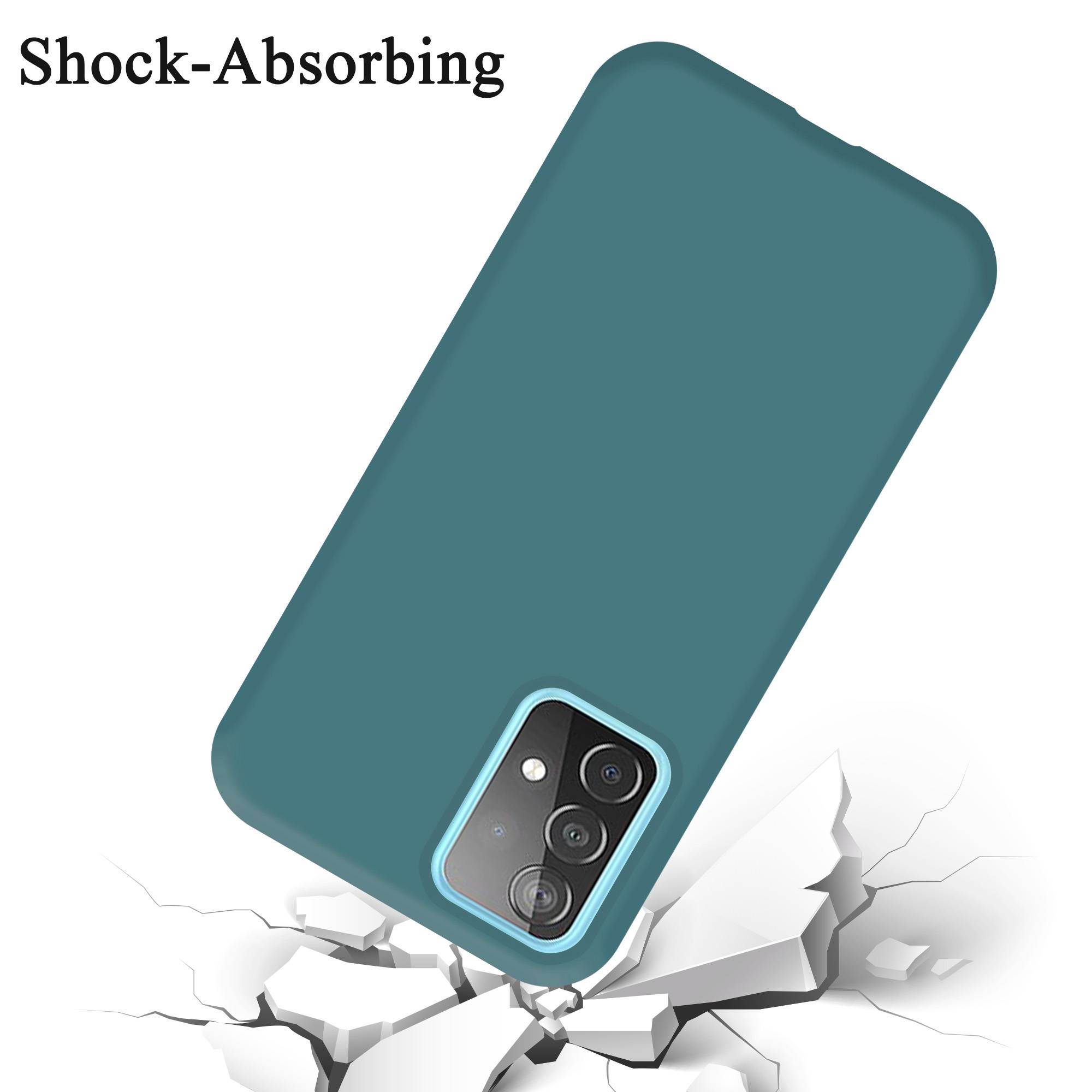 Cadorabo Schutzhülle für Samsung Galaxy A52 (4G / 5G) / A52s Hülle in Grün Handyhülle Case Cover TPU Etui