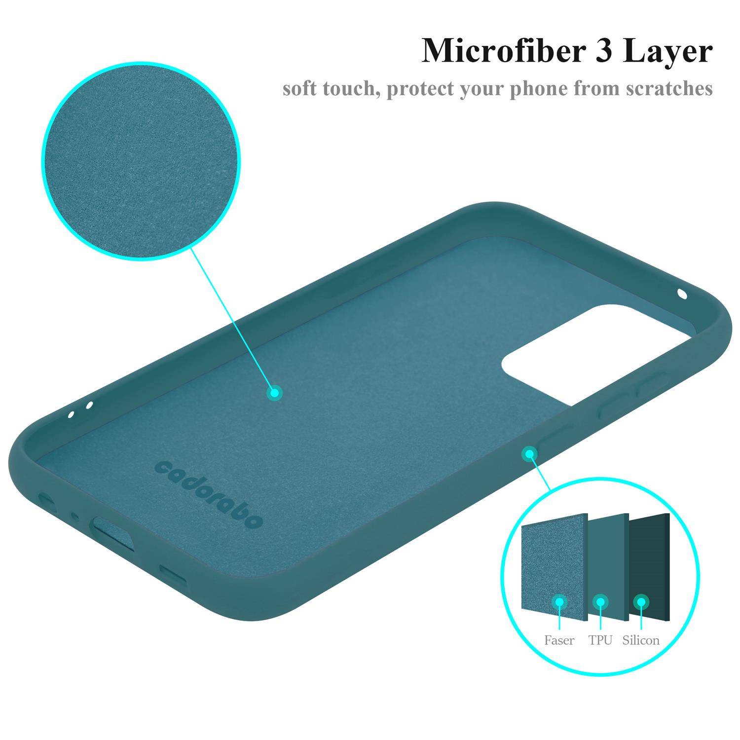 Cadorabo Schutzhülle für Samsung Galaxy A52 (4G / 5G) / A52s Hülle in Grün Handyhülle Case Cover TPU Etui