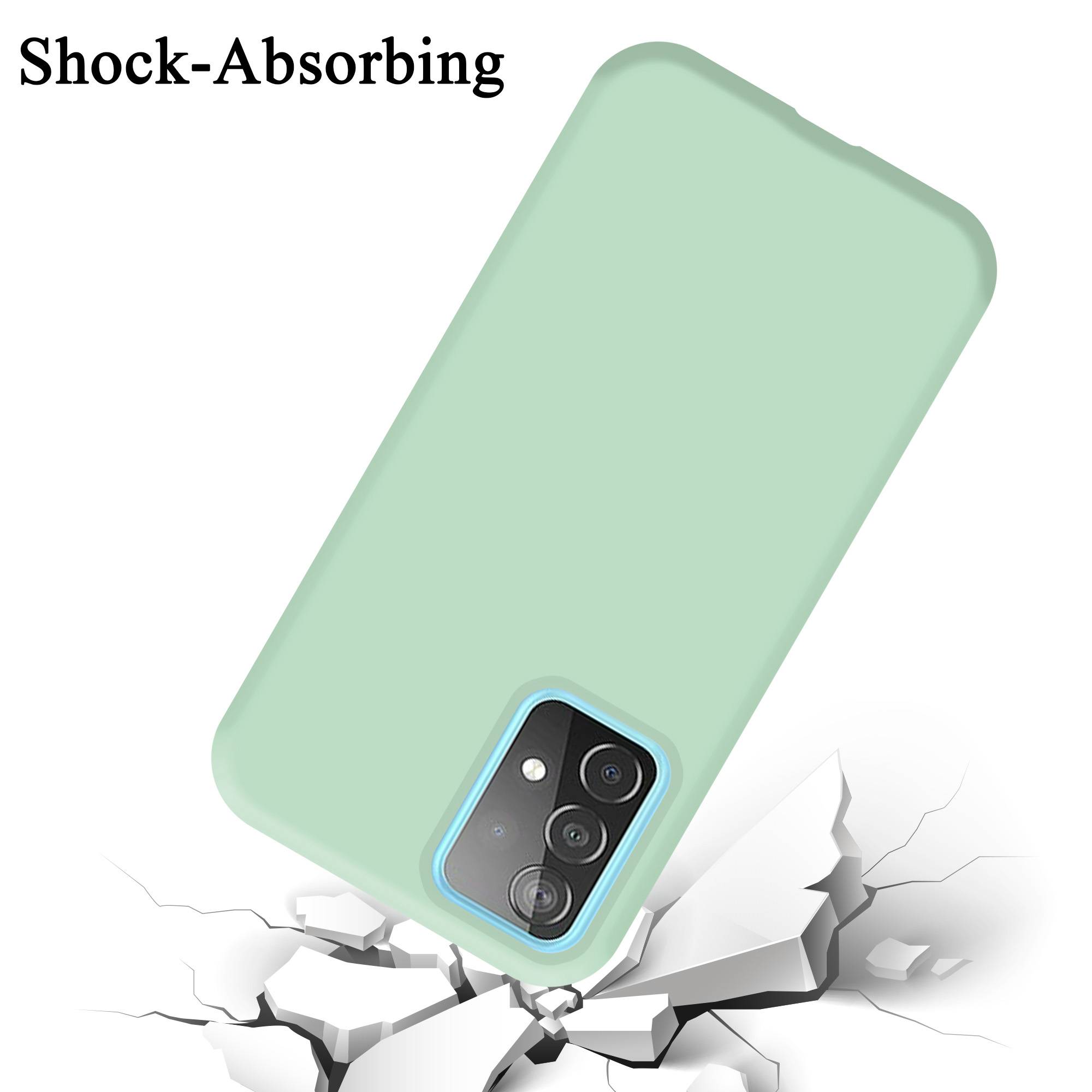 Cadorabo Schutzhülle für Samsung Galaxy A52 (4G / 5G) / A52s Hülle in Grün Handyhülle Case Cover TPU Etui