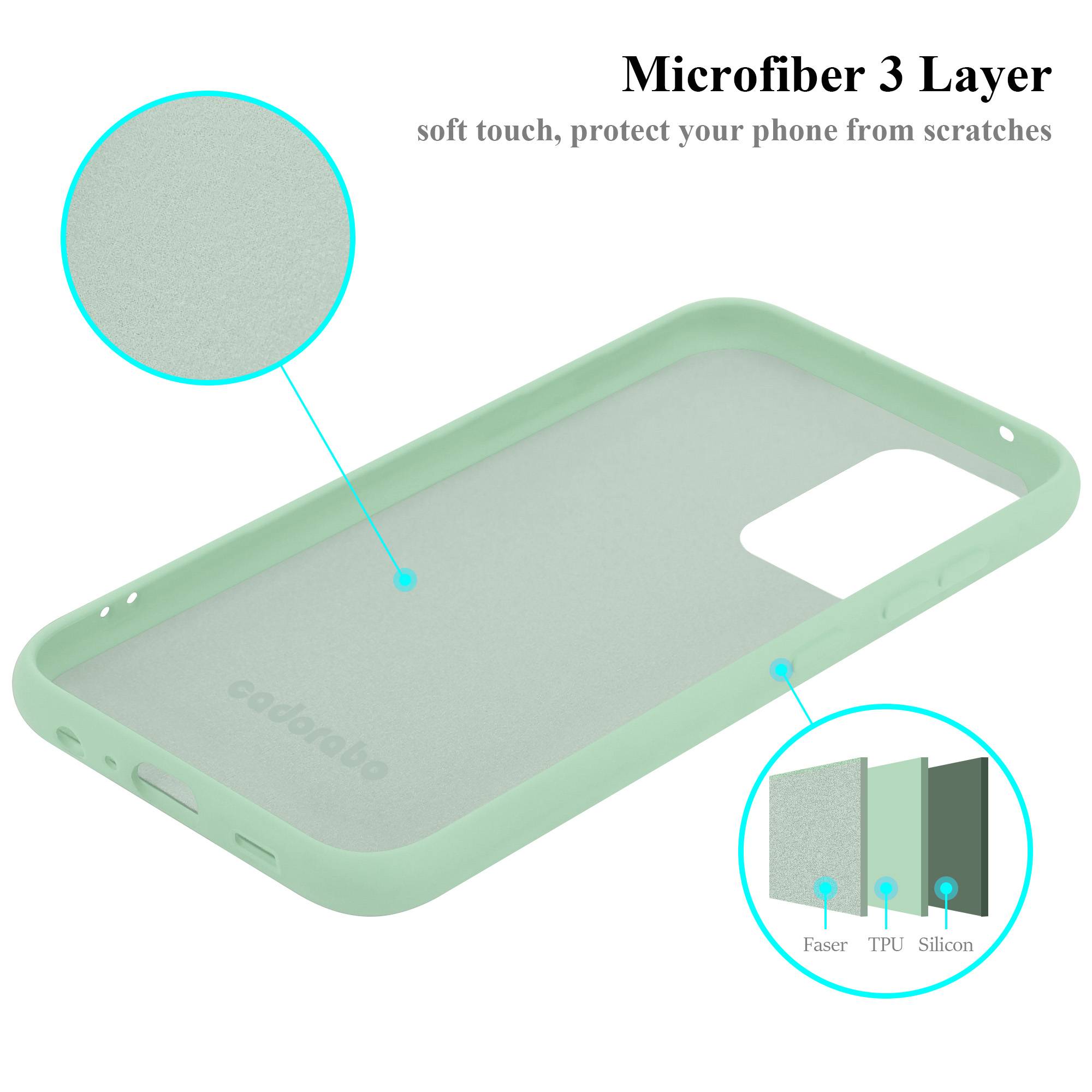 Cadorabo Schutzhülle für Samsung Galaxy A52 (4G / 5G) / A52s Hülle in Grün Handyhülle Case Cover TPU Etui