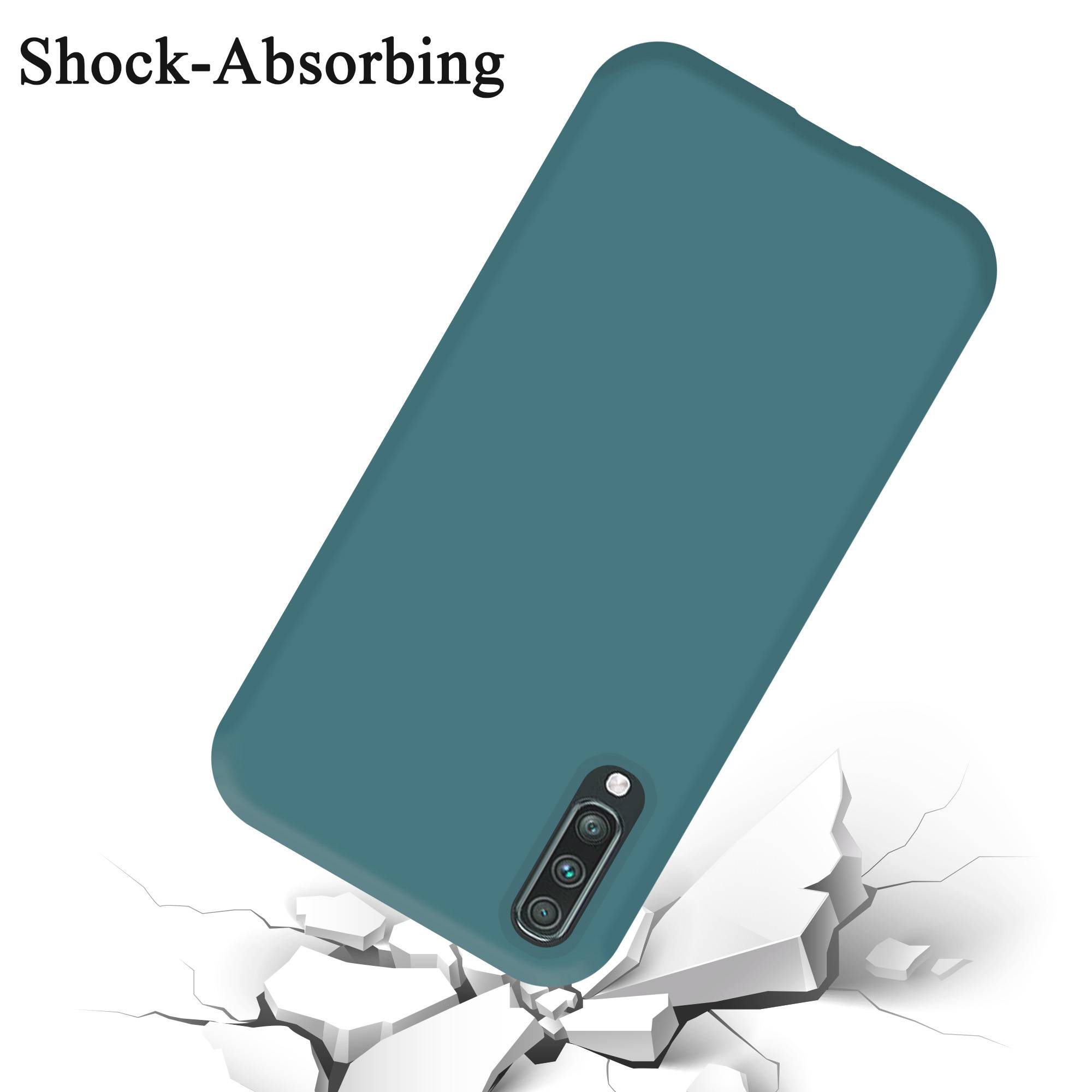 Cadorabo Schutzhülle für Samsung Galaxy A70 / A70s Hülle in Grün Handyhülle Case Cover TPU Etui